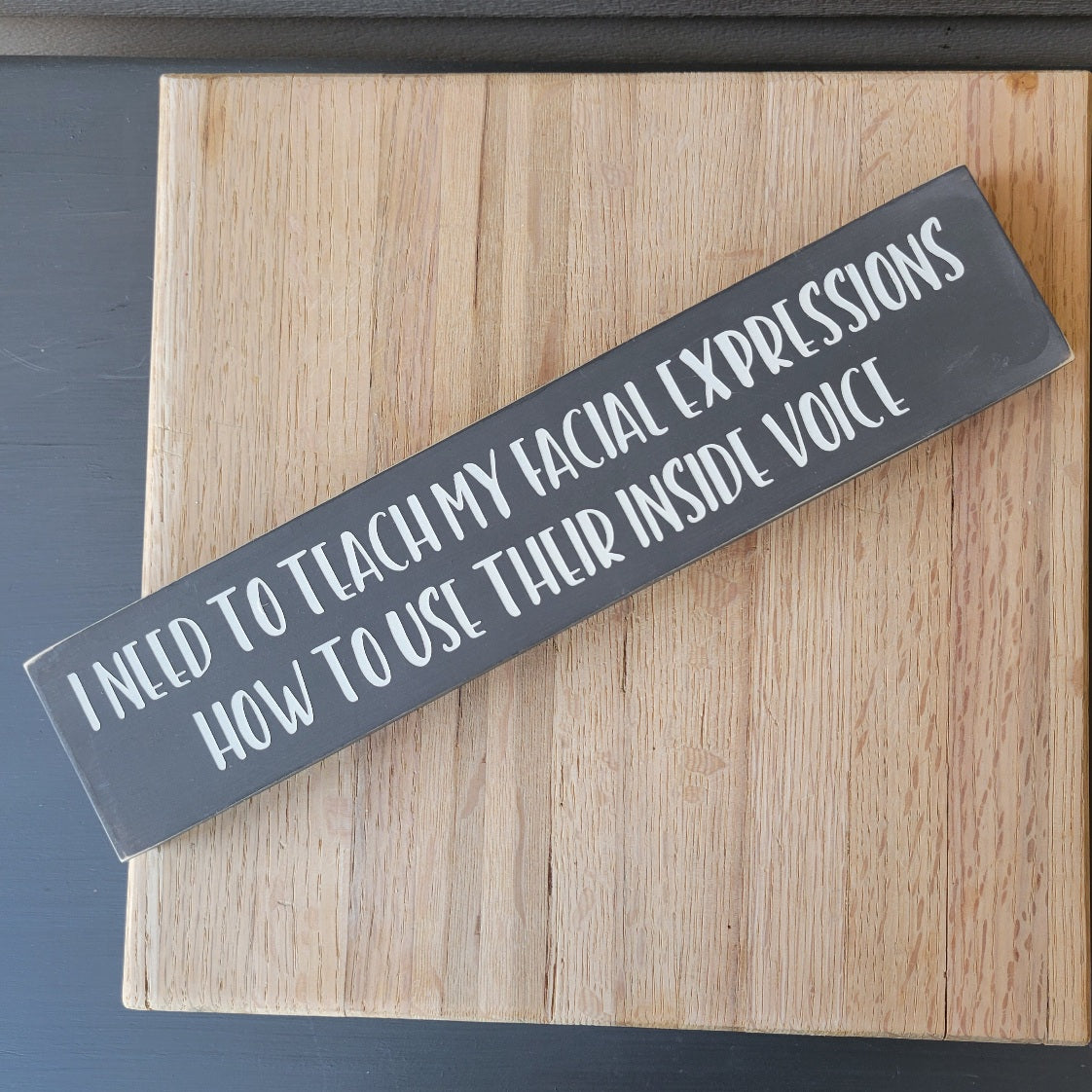 RTS Facial Expressions Wood Sign