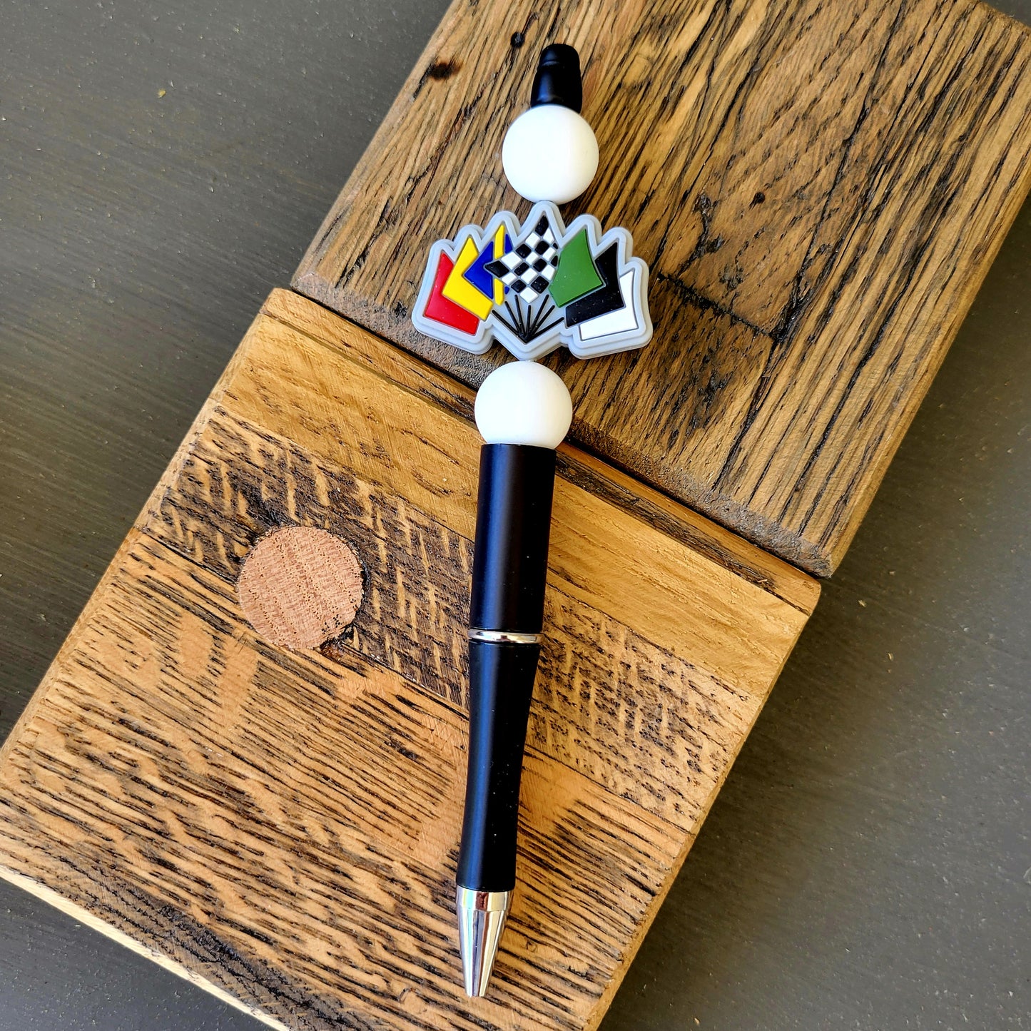 Custom Silicone Bead Ballpoint Pens