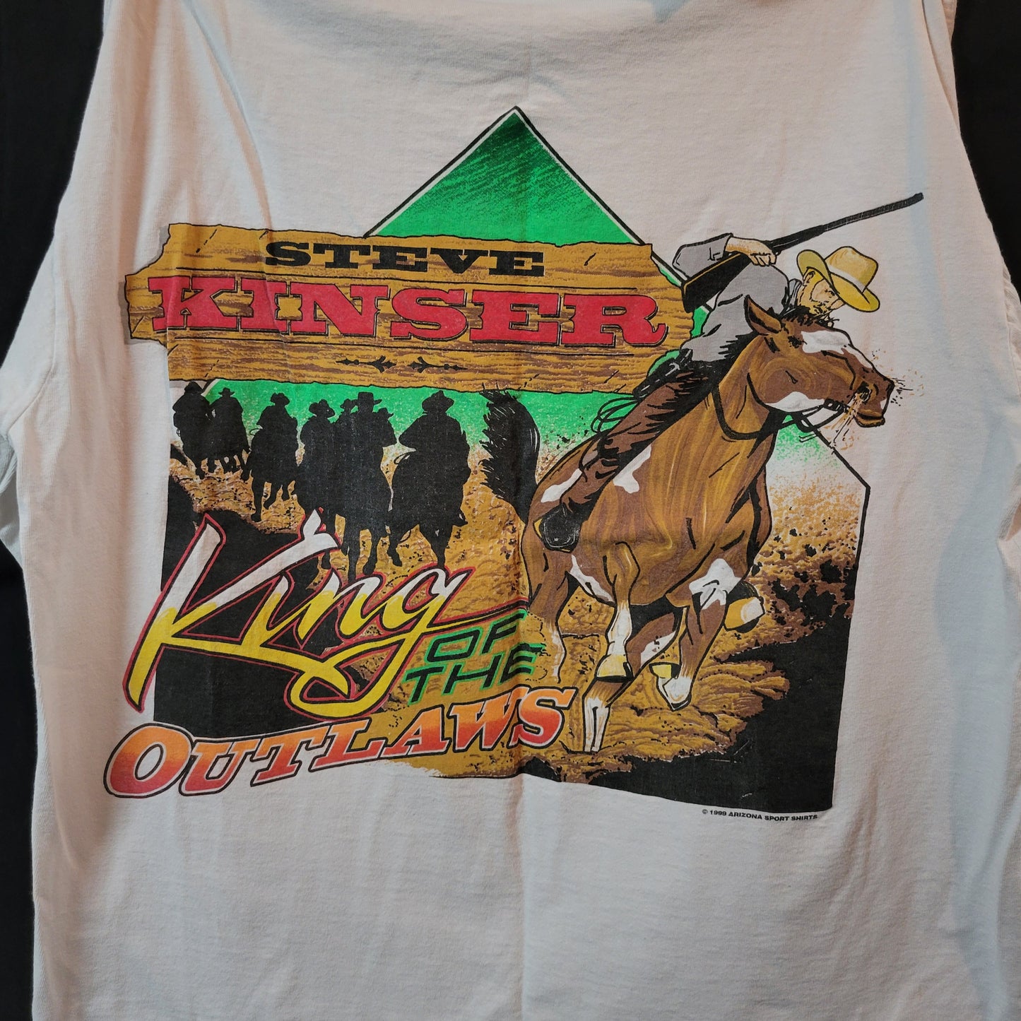 Vintage Long-Sleeved Steve Kinser T-Shirt