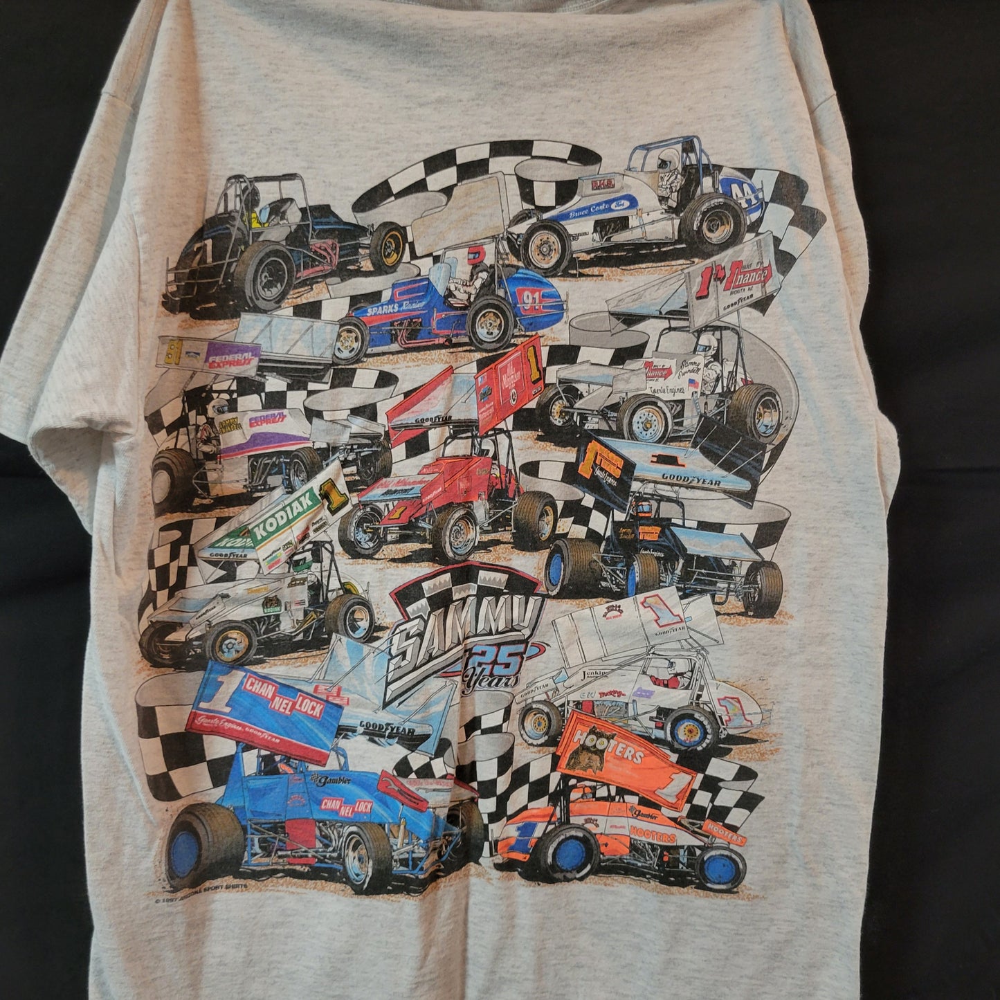 Vintage Short-Sleeved Sammy Swindell 25th Anniversary T-Shirt