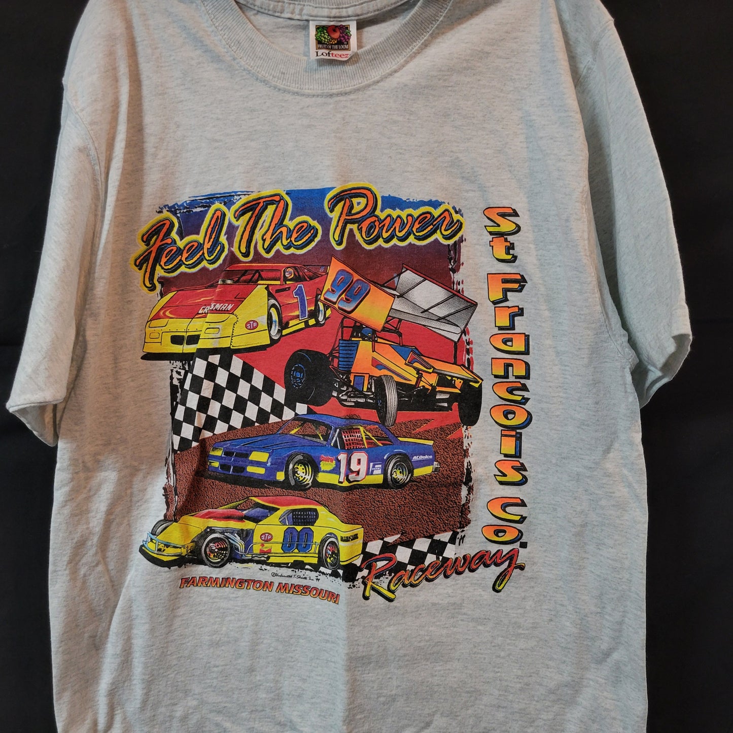Vintage Short-Sleeved St. Francois County Raceway T-Shirt