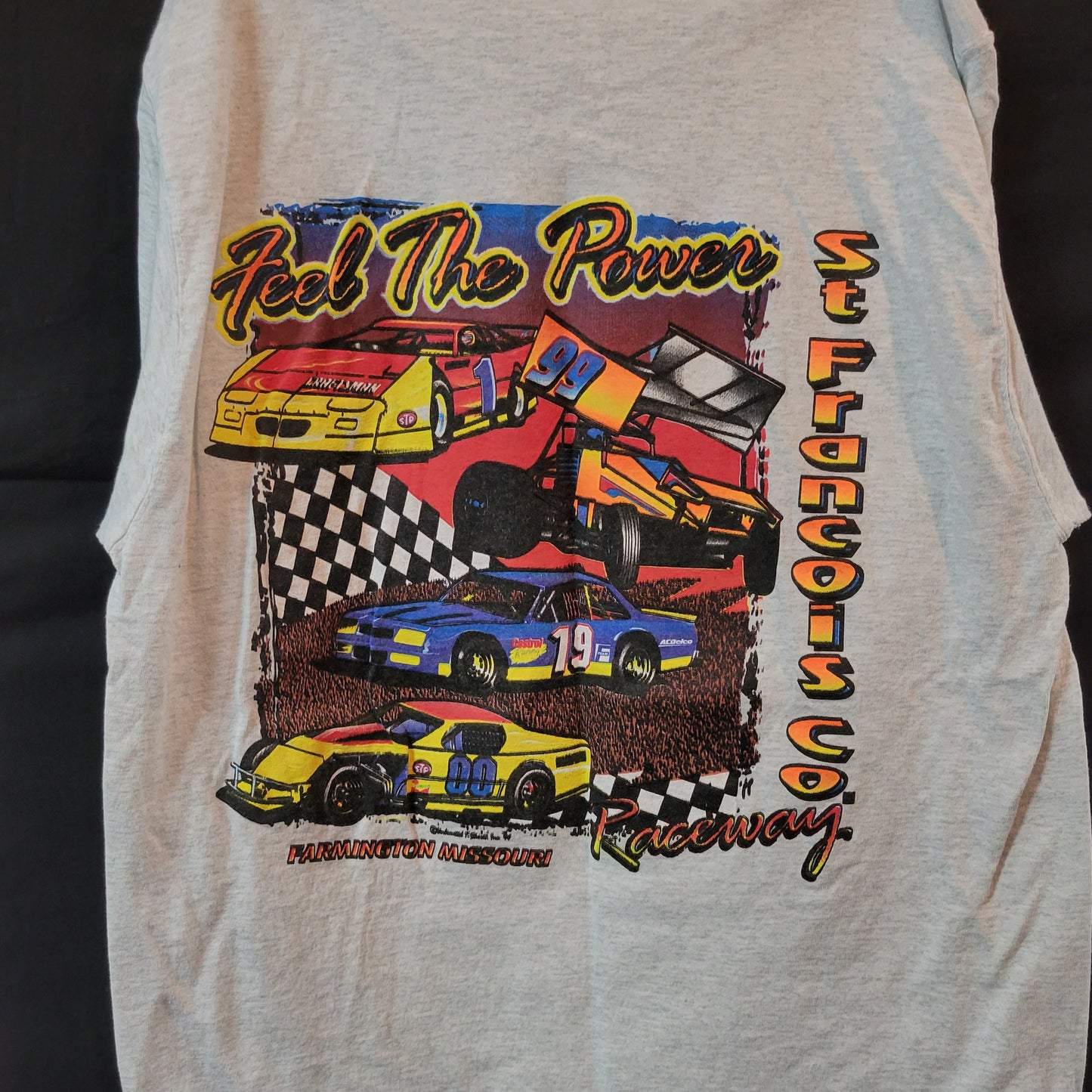 Vintage Short-Sleeved St. Francois County Raceway T-Shirt