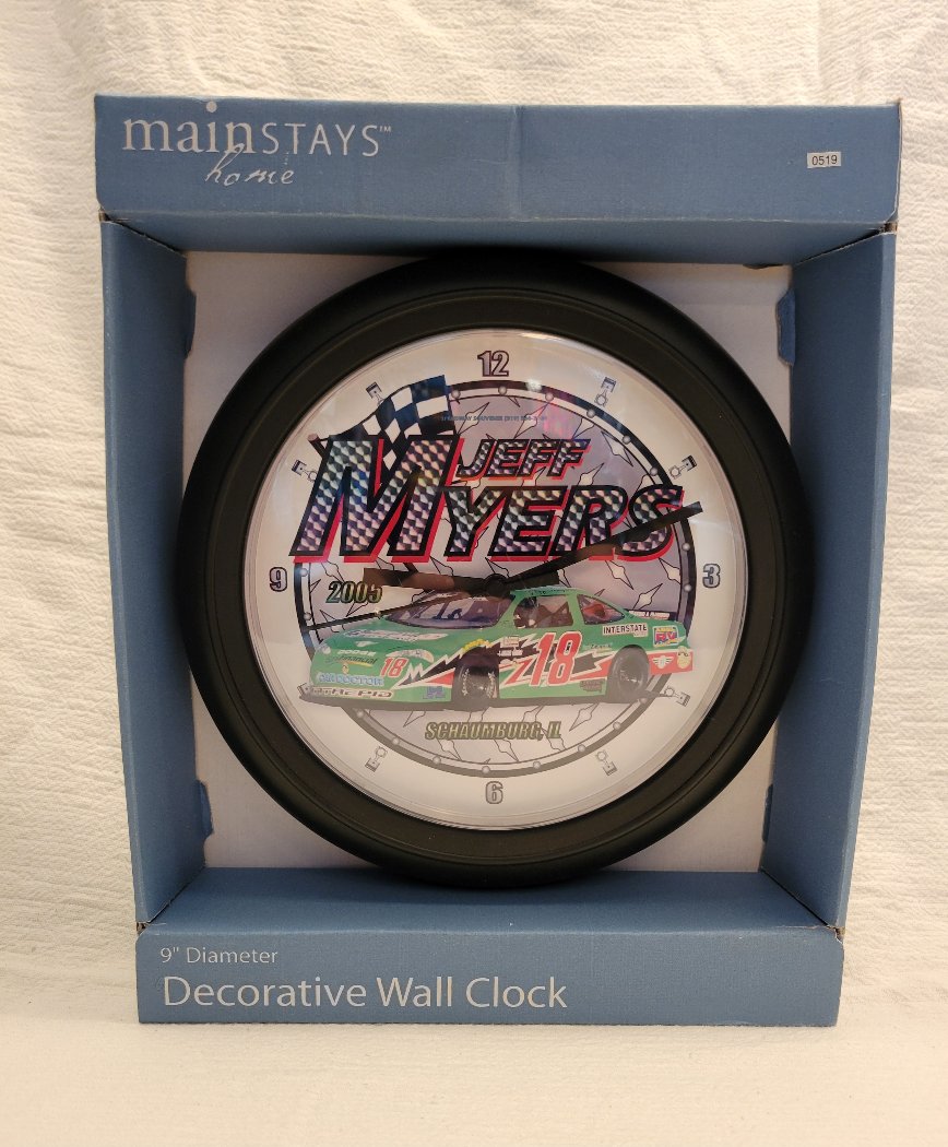 Jeff Myers Racing 2005 Clock available on 4LeftTurns.net
