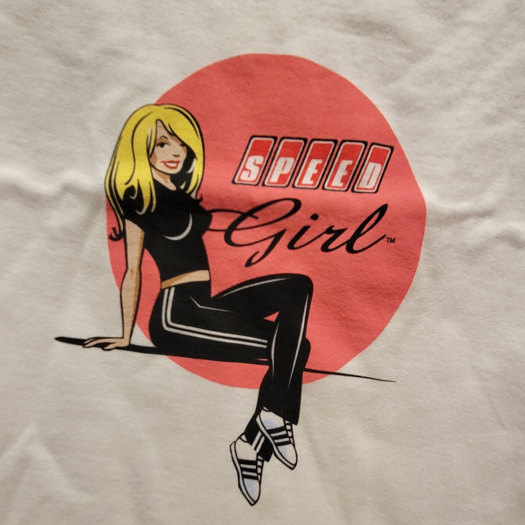 SPEED TV Racing SPEED Girl ringer t-shirt for sale by 4 Left Turns.