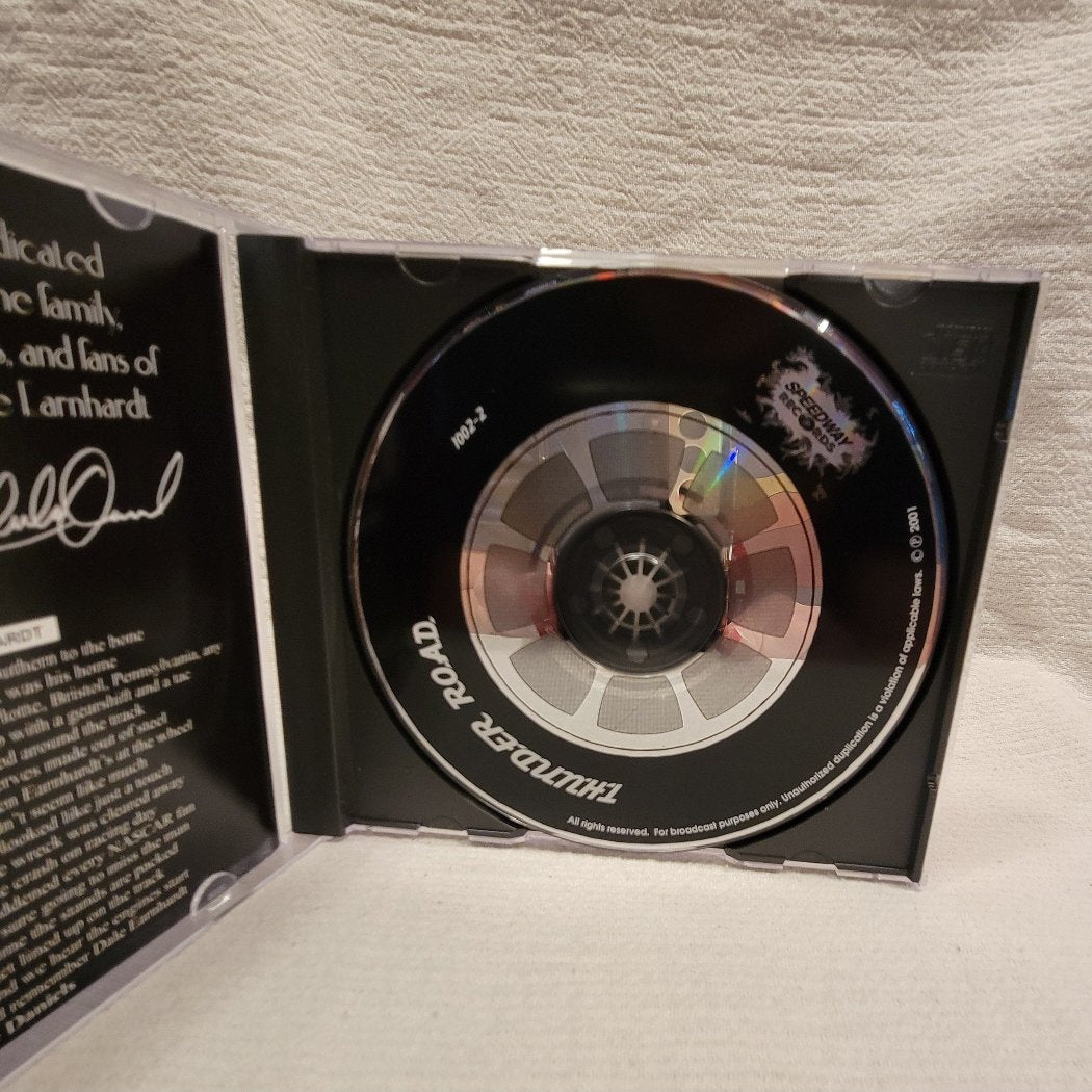 Vintage racing themed CD for sale by 4 Left Turns.