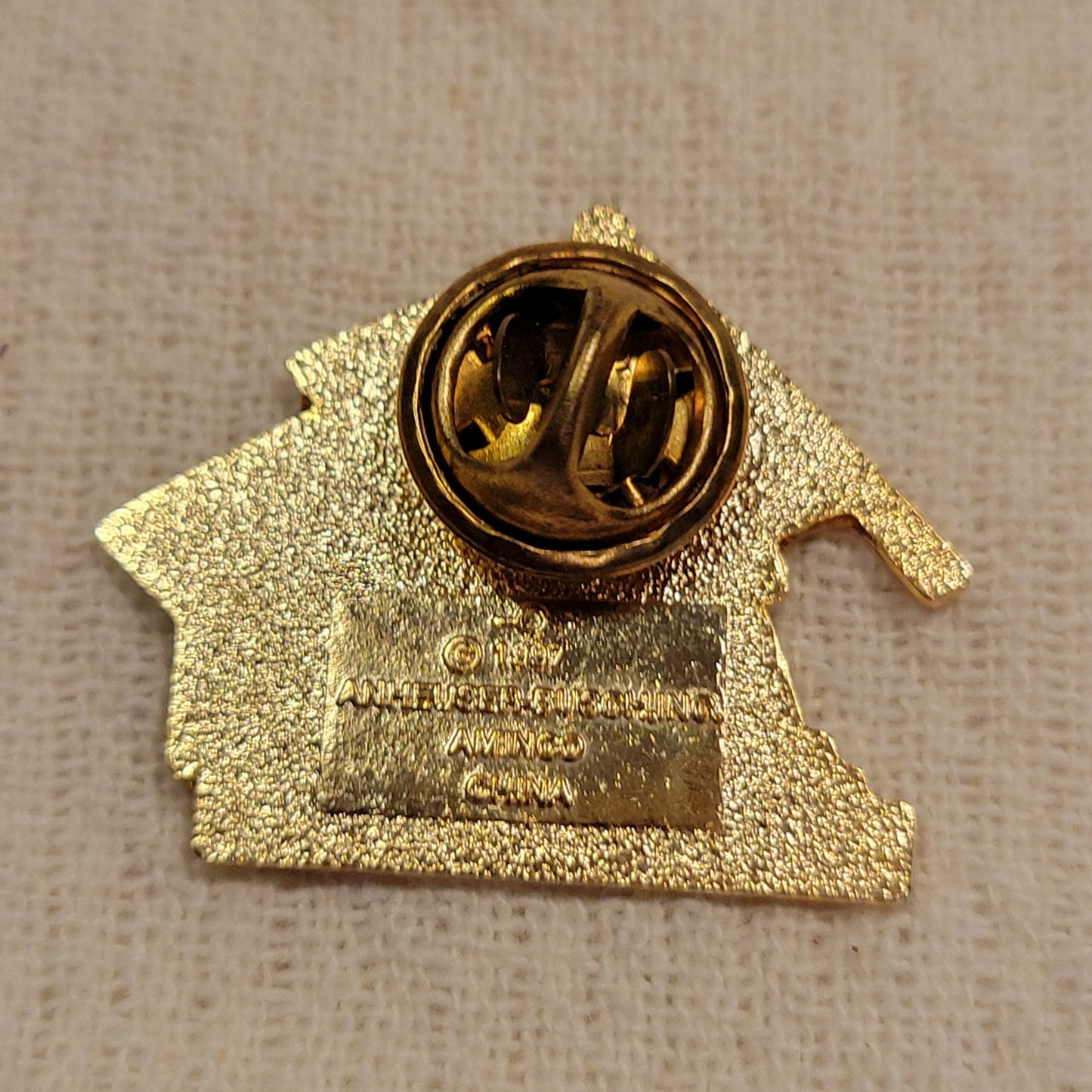 Bud Racing with Flag Collectible Pin