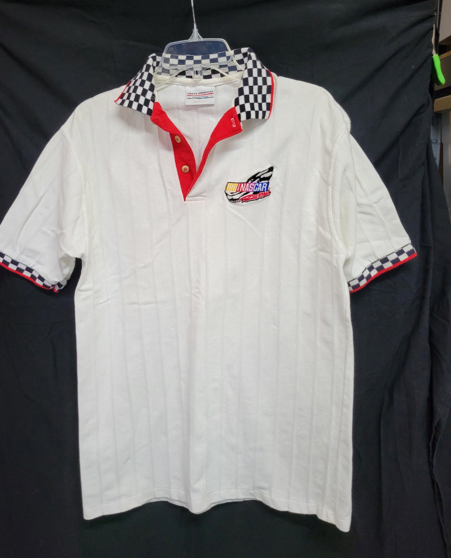 Vintage NASCAR Racing Short Sleeved Polo Shirt