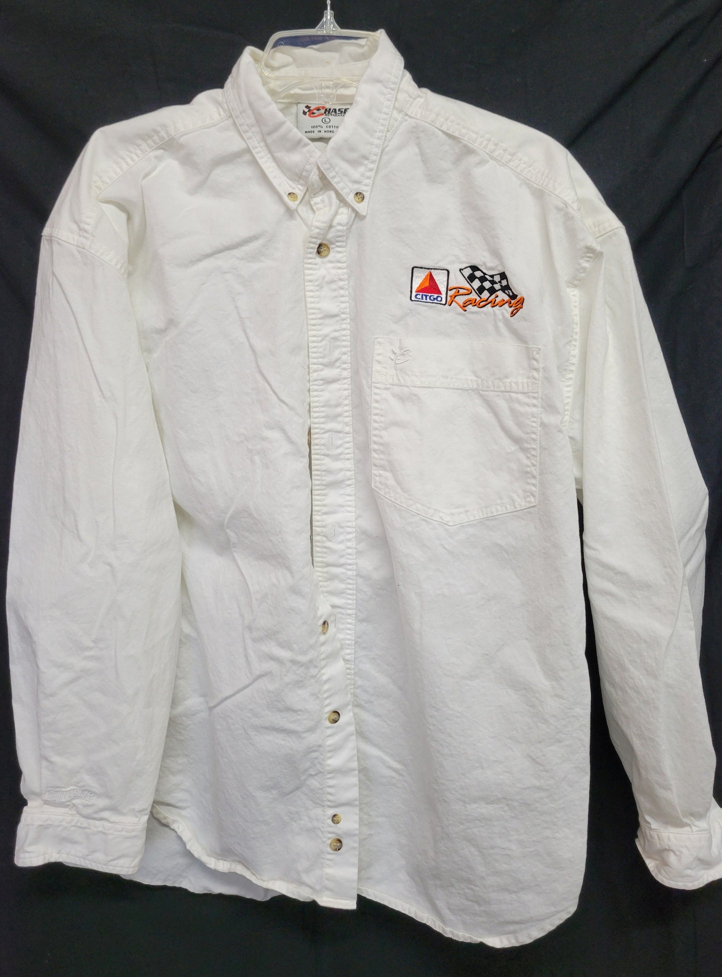 Vintage Citgo Racing Long-Sleeved Button Down Shirt
