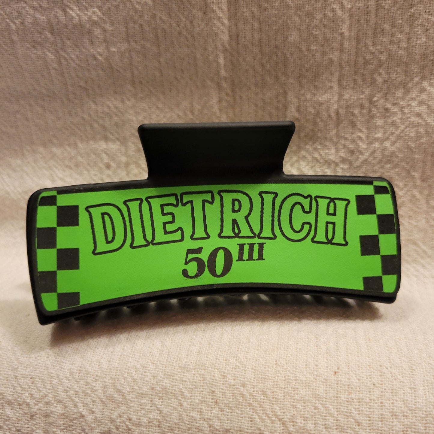 Custom Race Team Hair Claw Clip