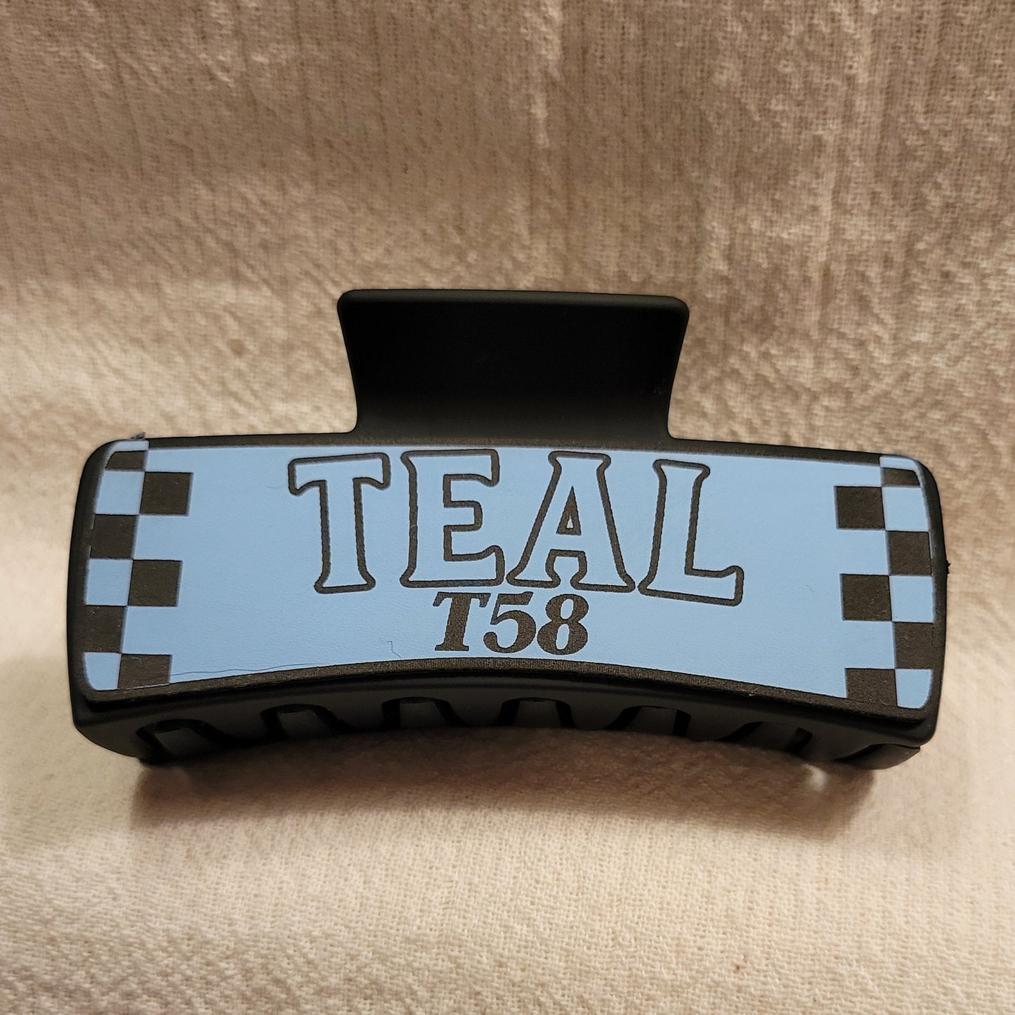 Custom Race Team Hair Claw Clip
