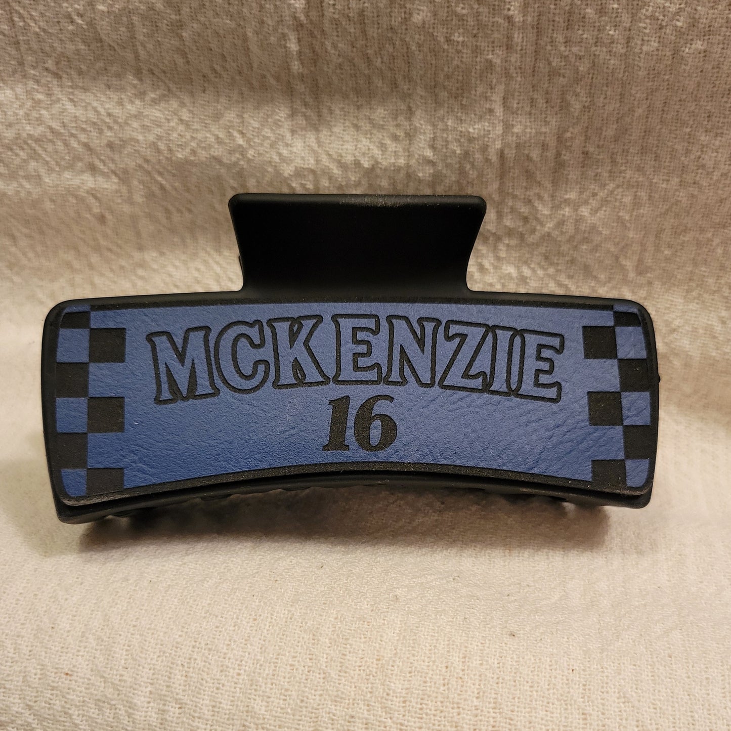 Custom Race Team Hair Claw Clip