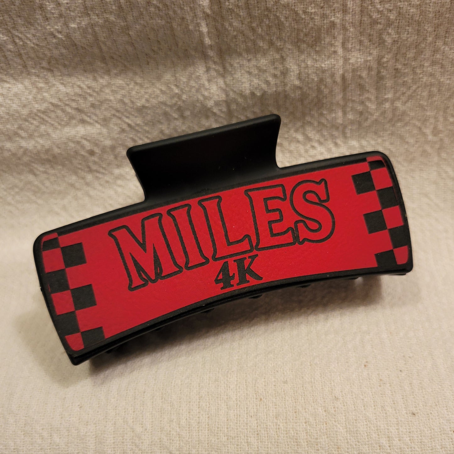 Custom Race Team Hair Claw Clip