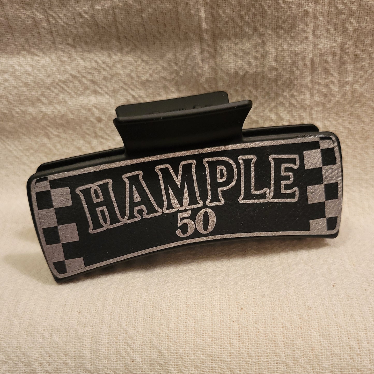Custom Race Team Hair Claw Clip