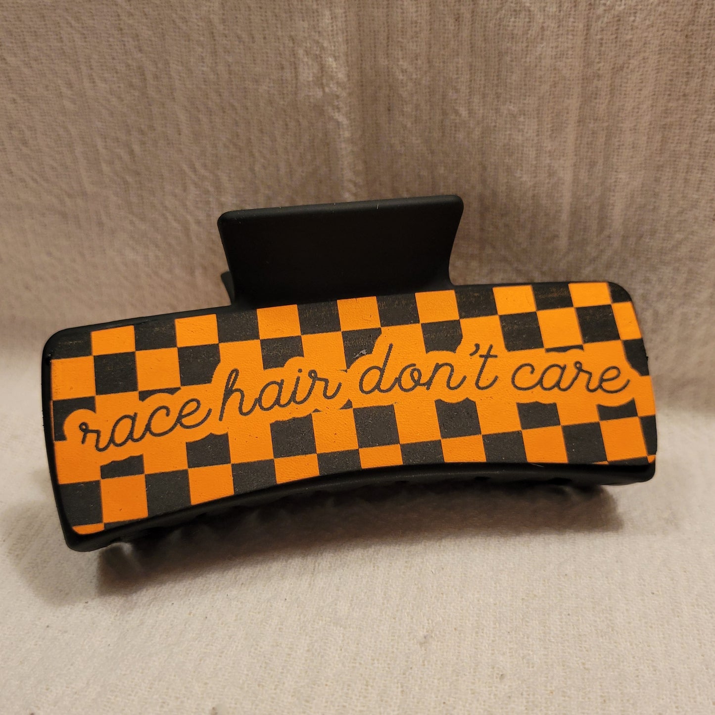 LARGE Race Hair Don't Care Hair Claw Clip