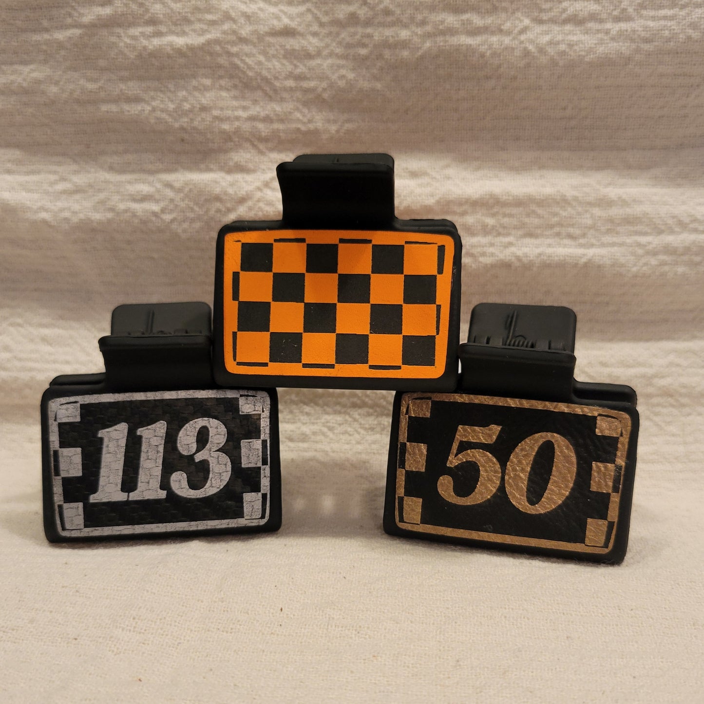 SMALL Custom Race Team Hair Claw Clip