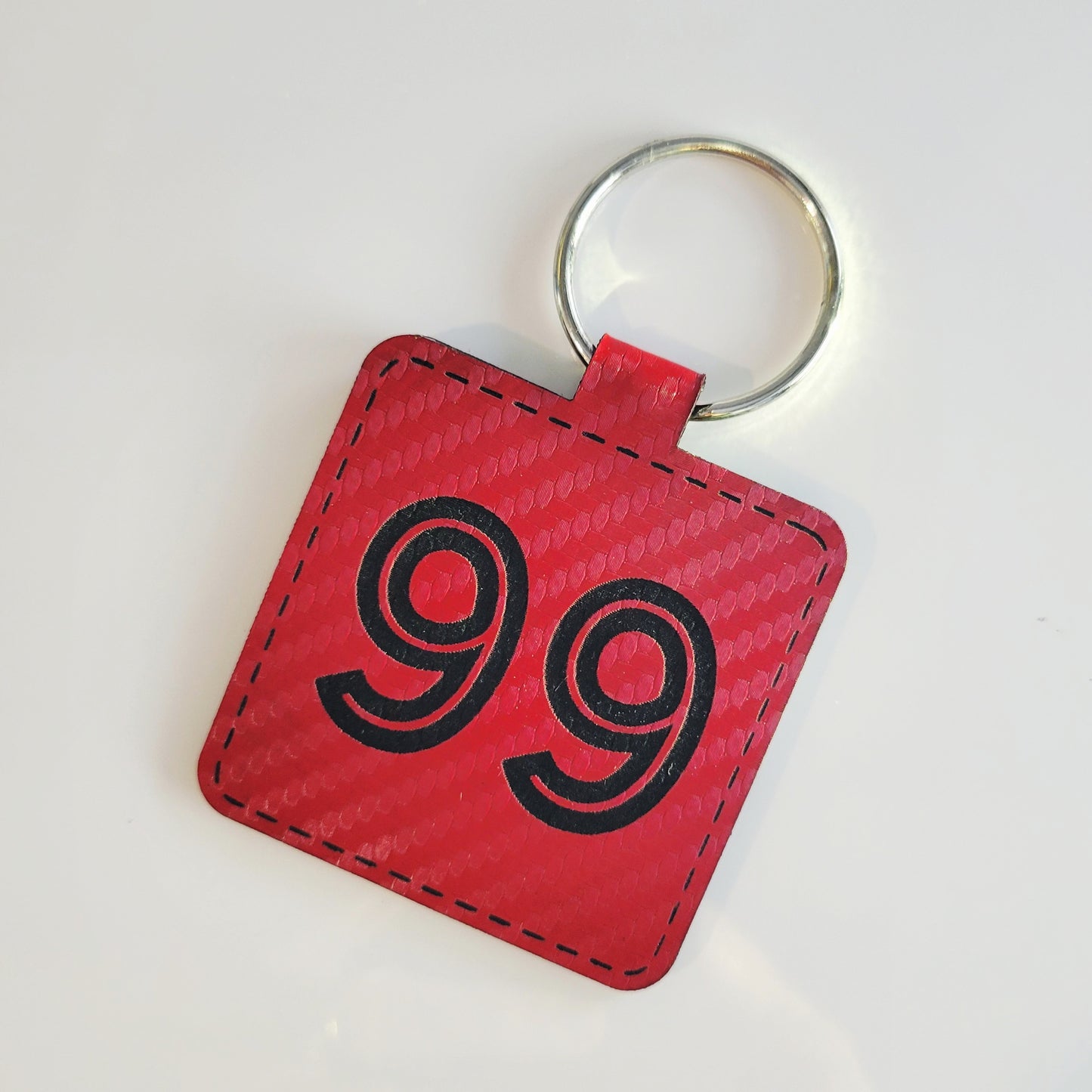 Personalized Leatherette Key Fob