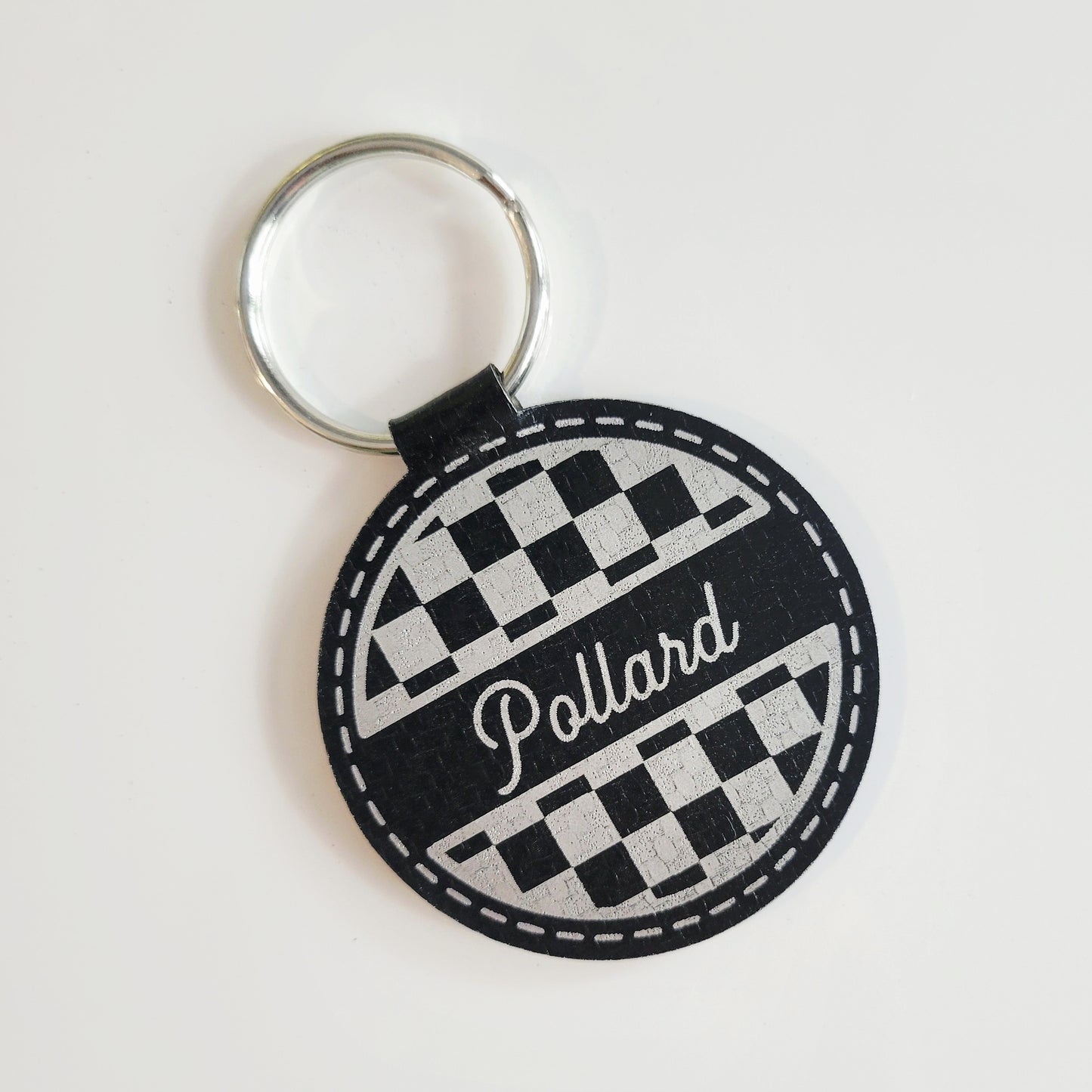 Personalized Leatherette Key Fob