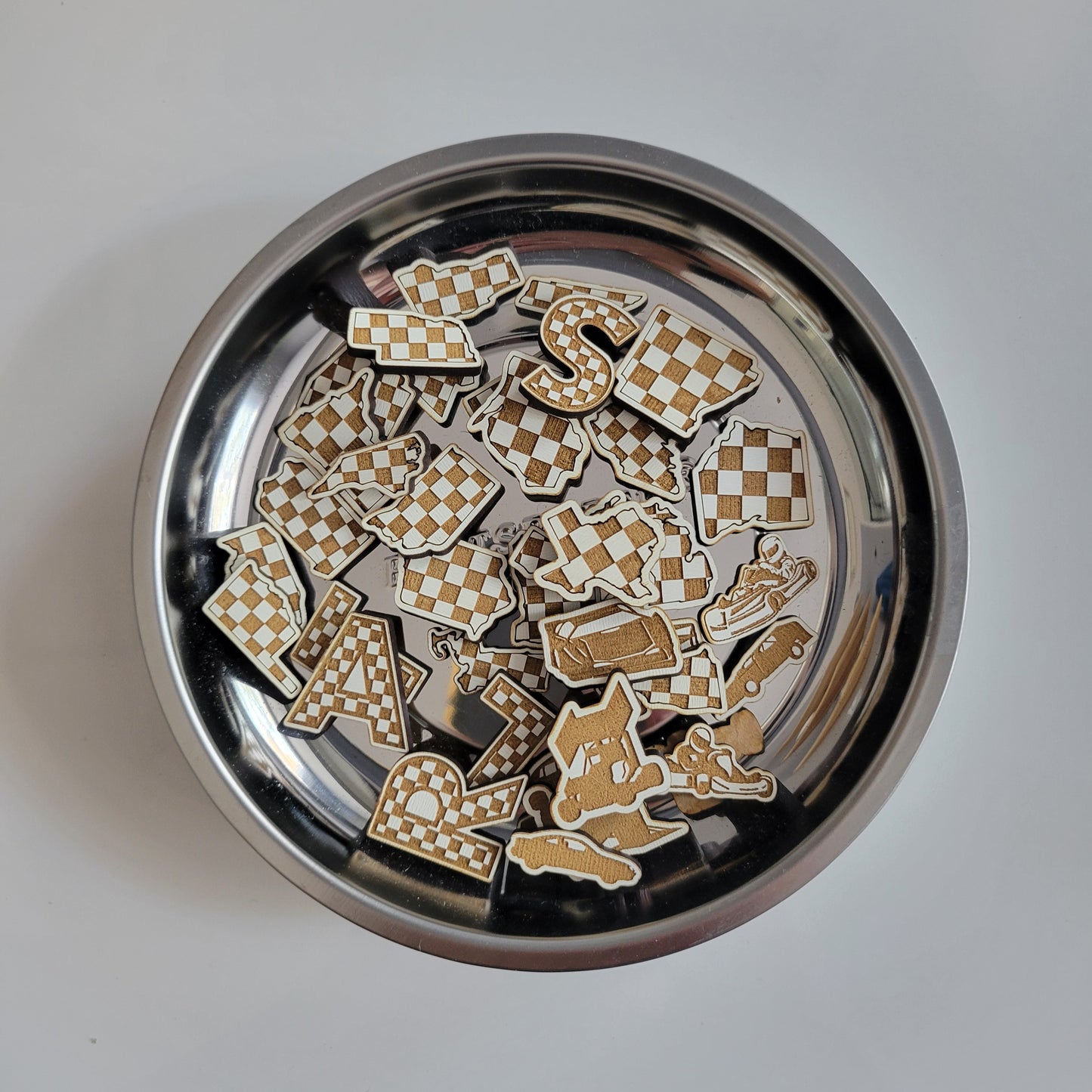 Additional Drop-in Charms for Customized Racing Christmas Ornament