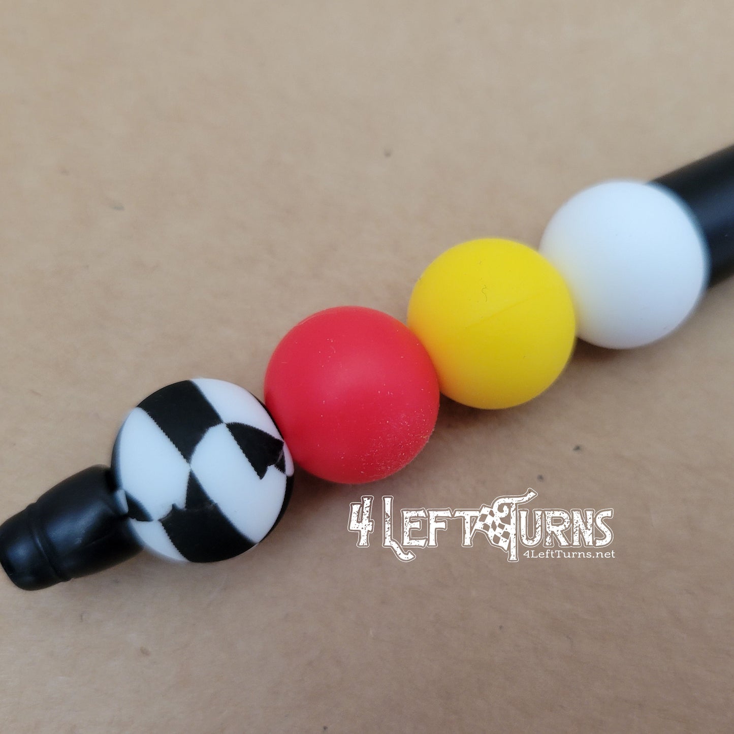 Custom Silicone Bead Ballpoint Pens