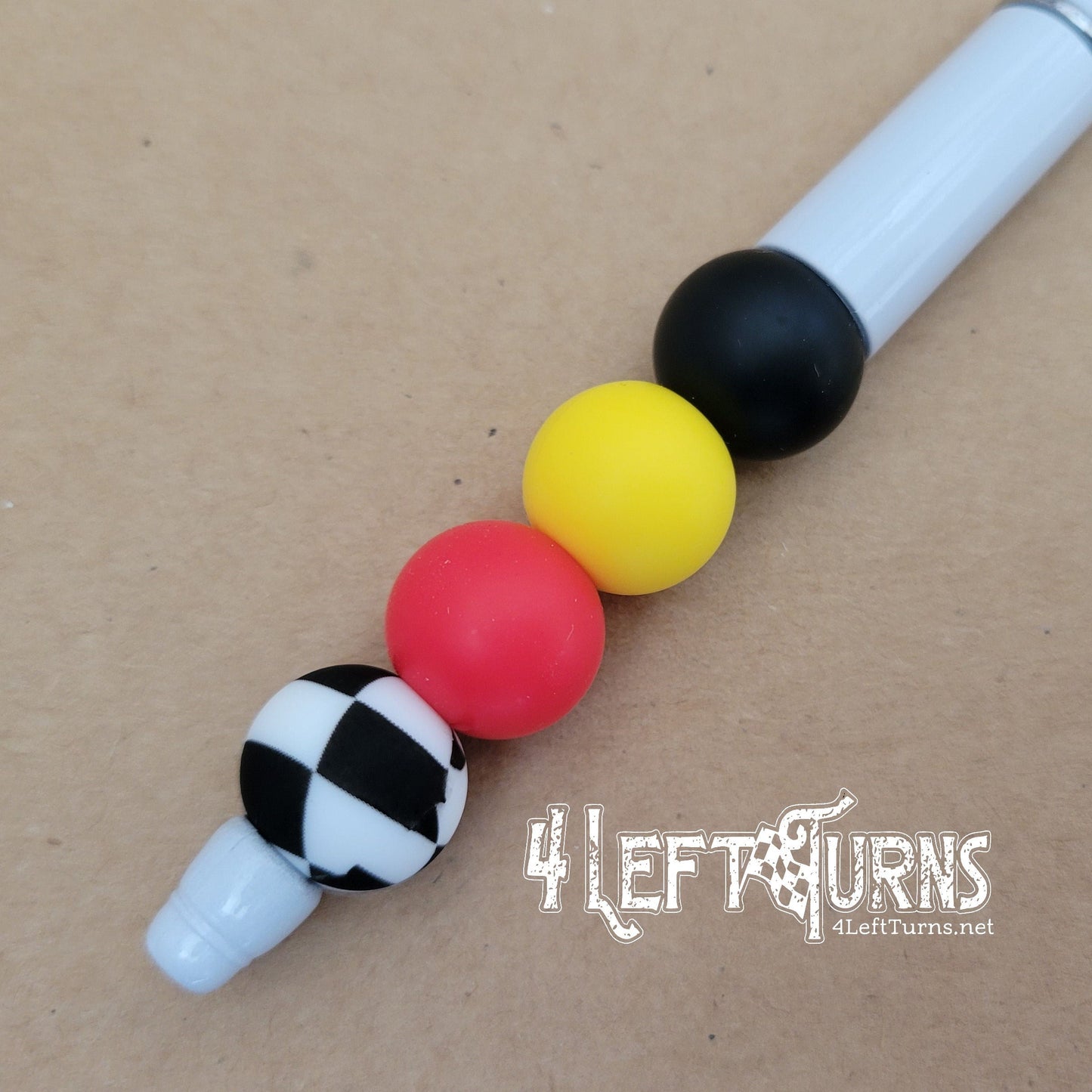 Custom Silicone Bead Ballpoint Pens