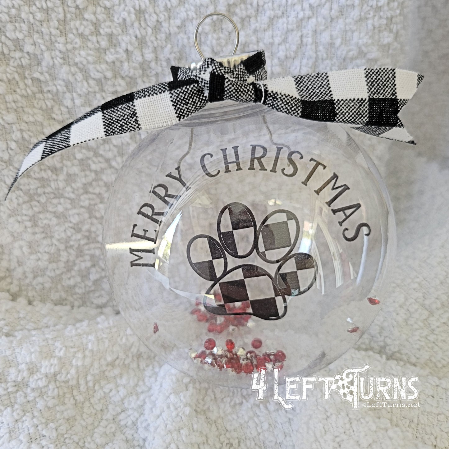 Race Car Christmas Ornament