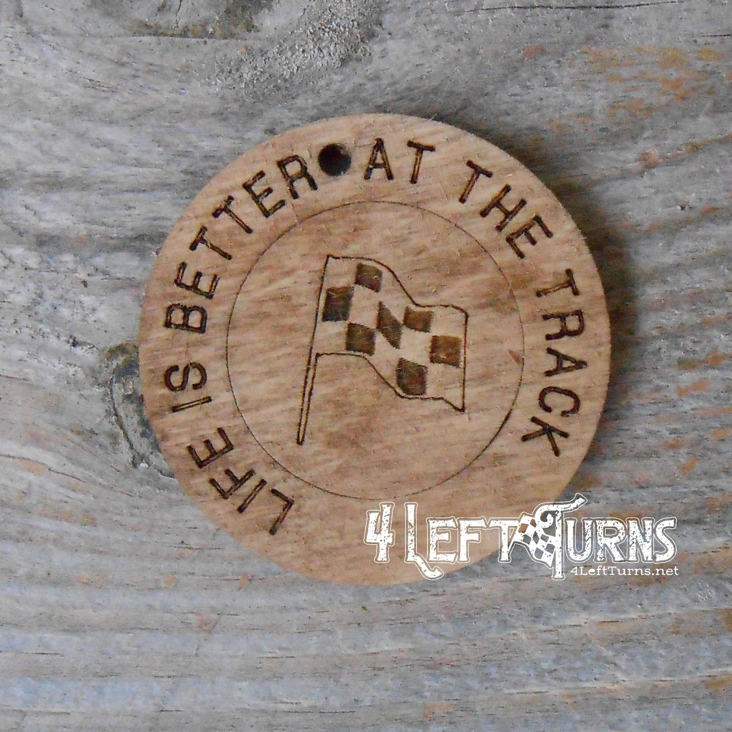 Race Car Number Custom Silicone Bead Key Fob