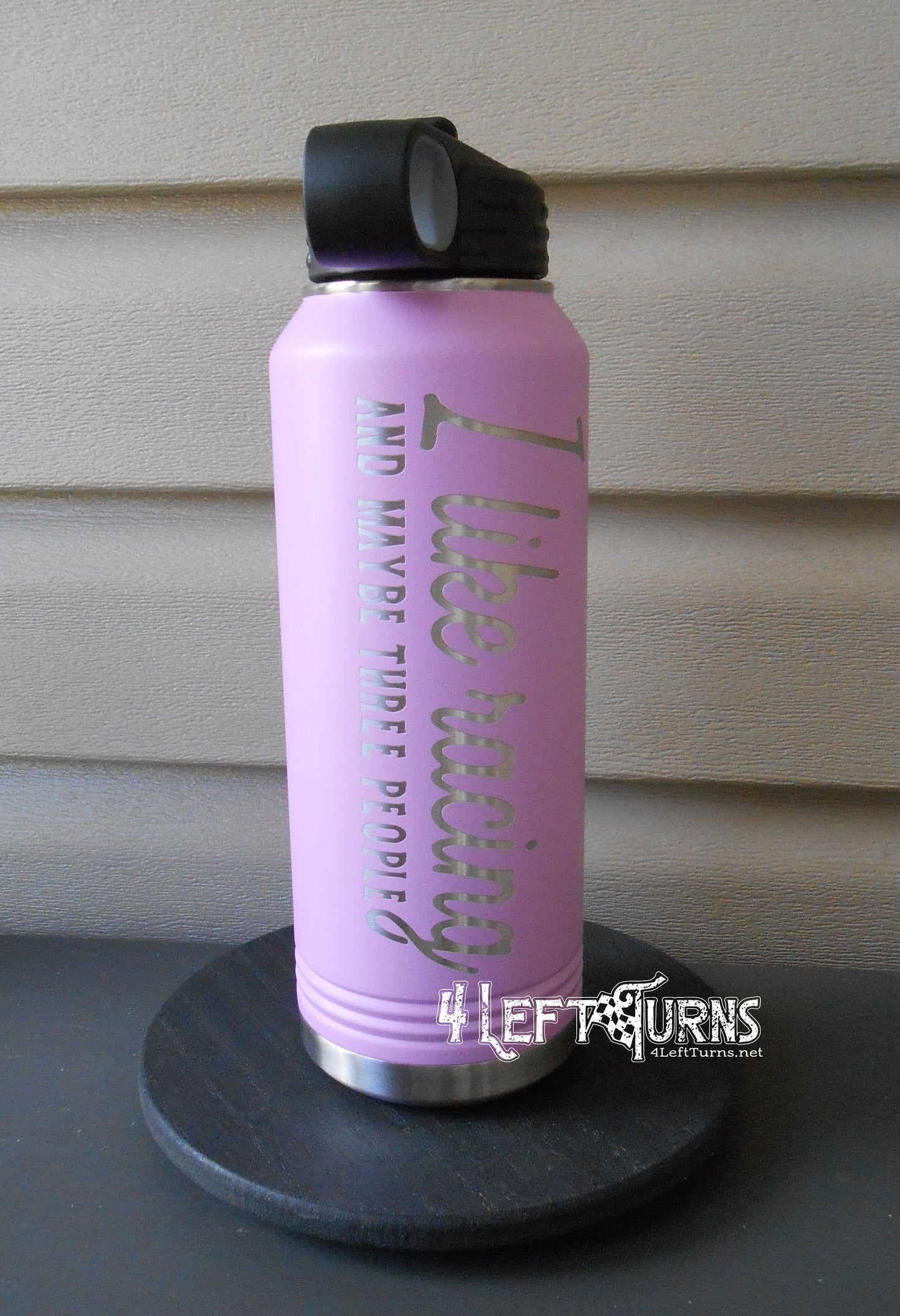 Engraved Racing Quotes 32 oz. Water Bottle