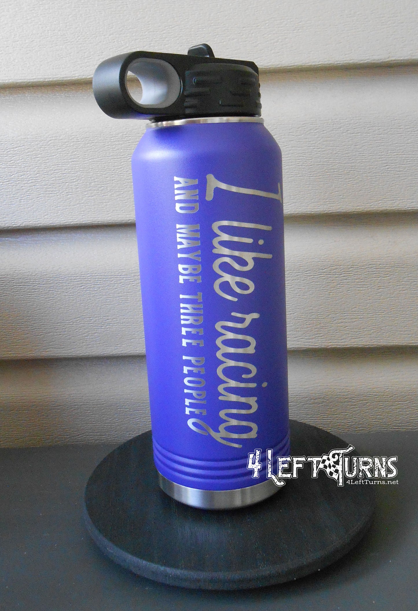 Engraved Racing Quotes 32 oz. Water Bottle