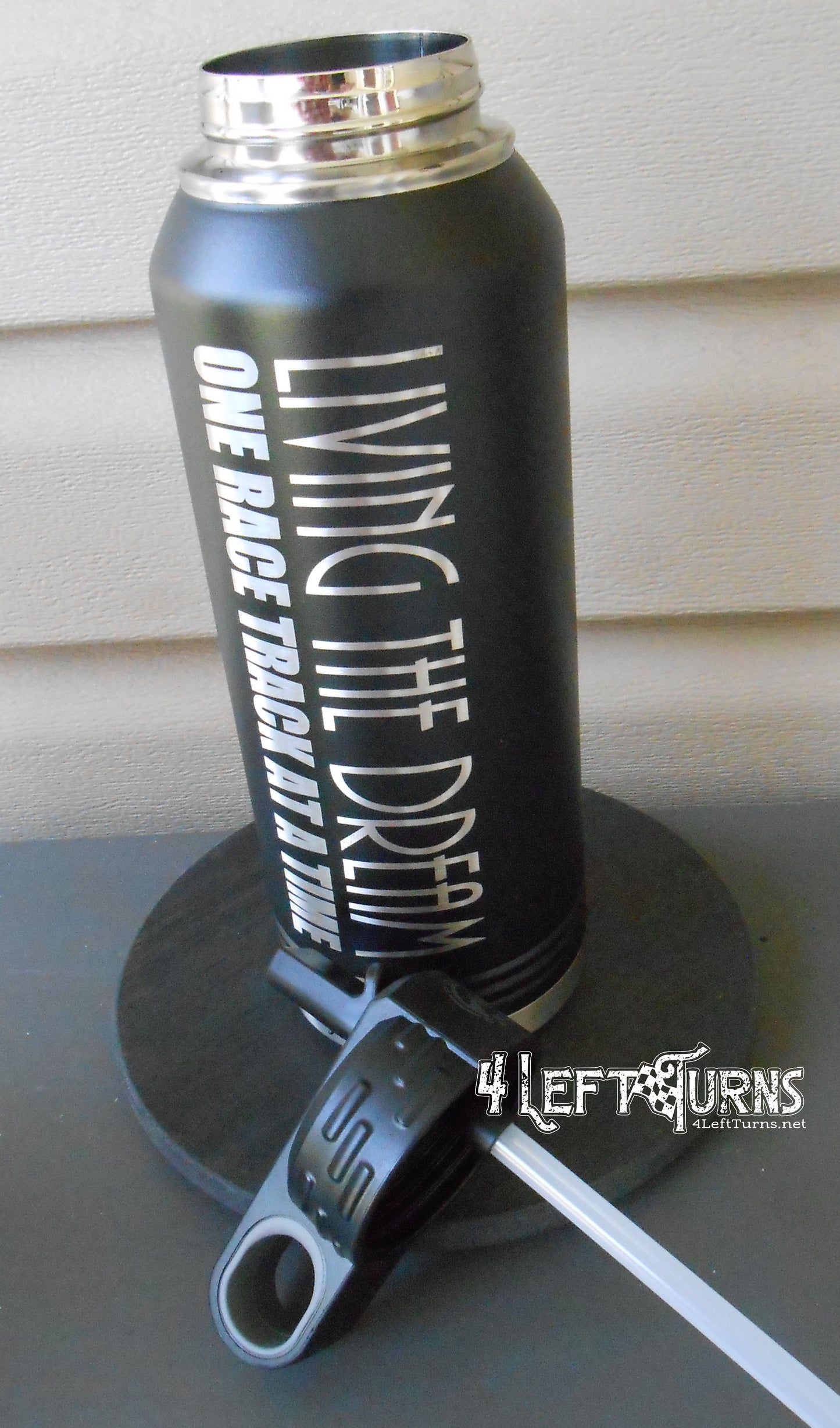Engraved Racing Quotes 32 oz. Water Bottle
