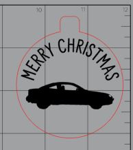 Race Car Christmas Ornament