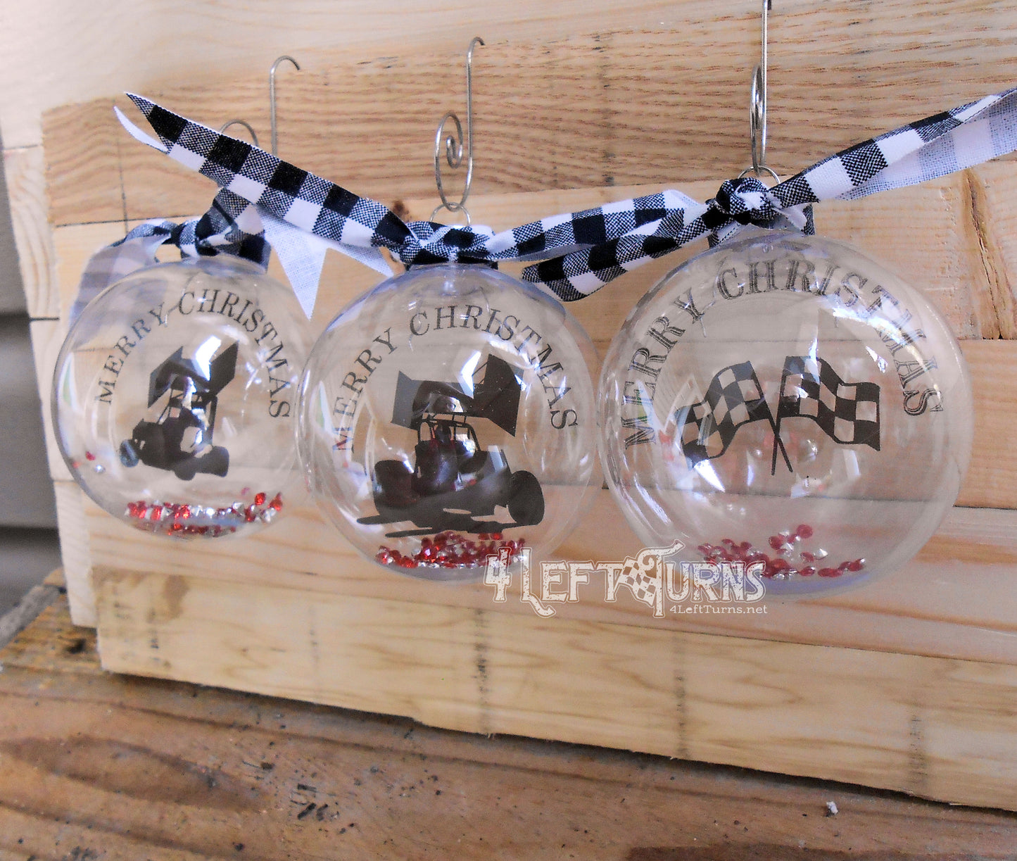 Race Car Christmas Ornament
