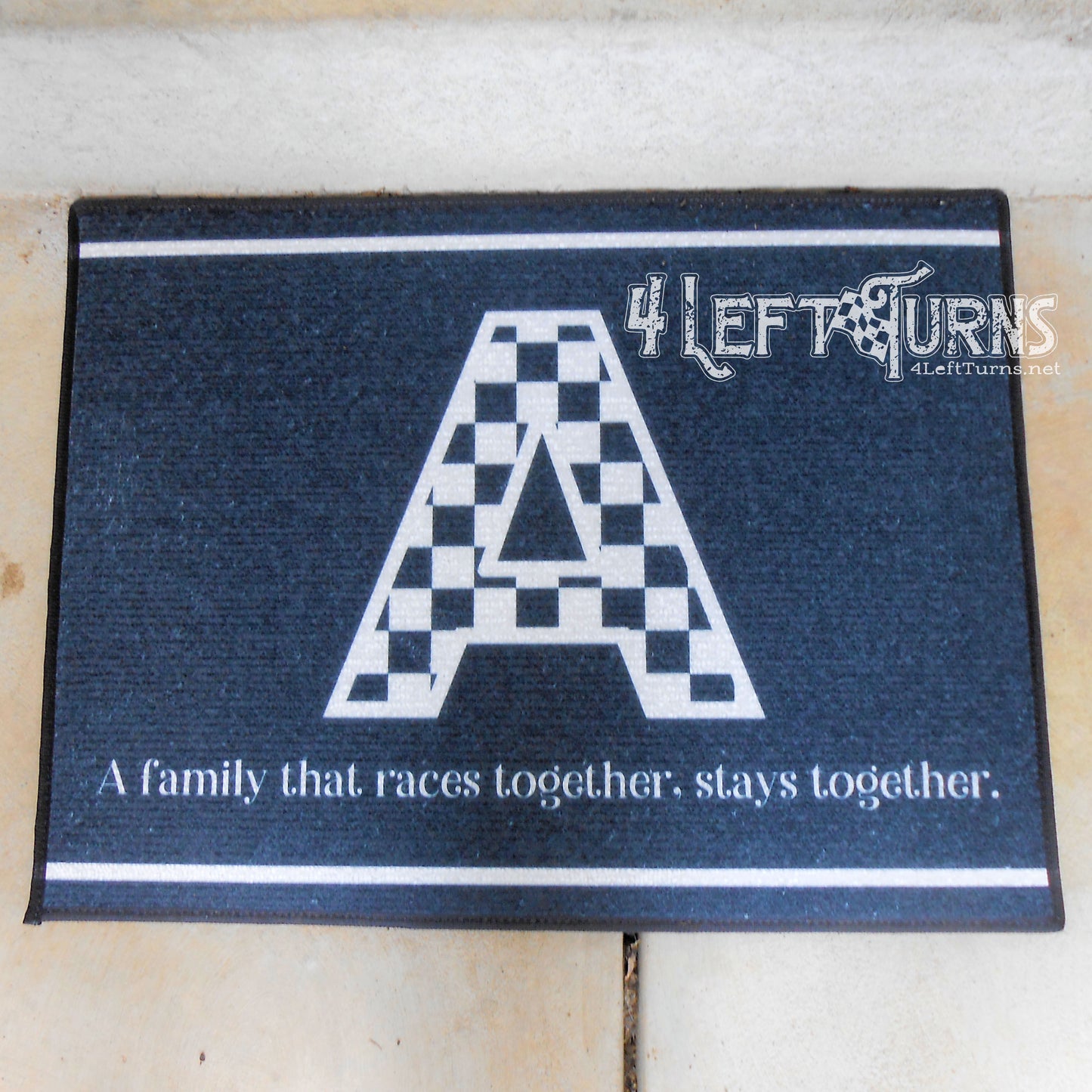 Custom Personalized Racing Welcome Mat