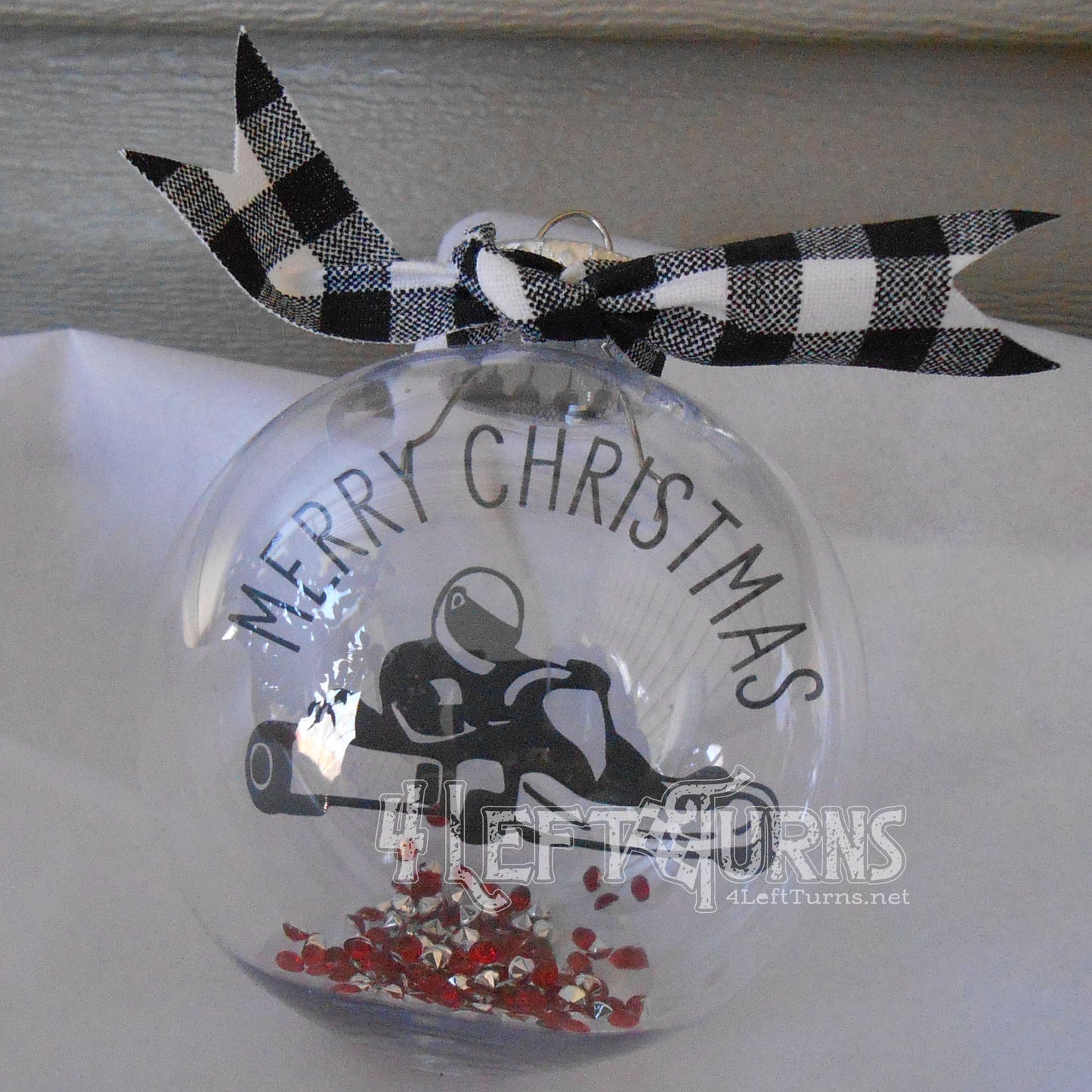 Race Car Christmas Ornament
