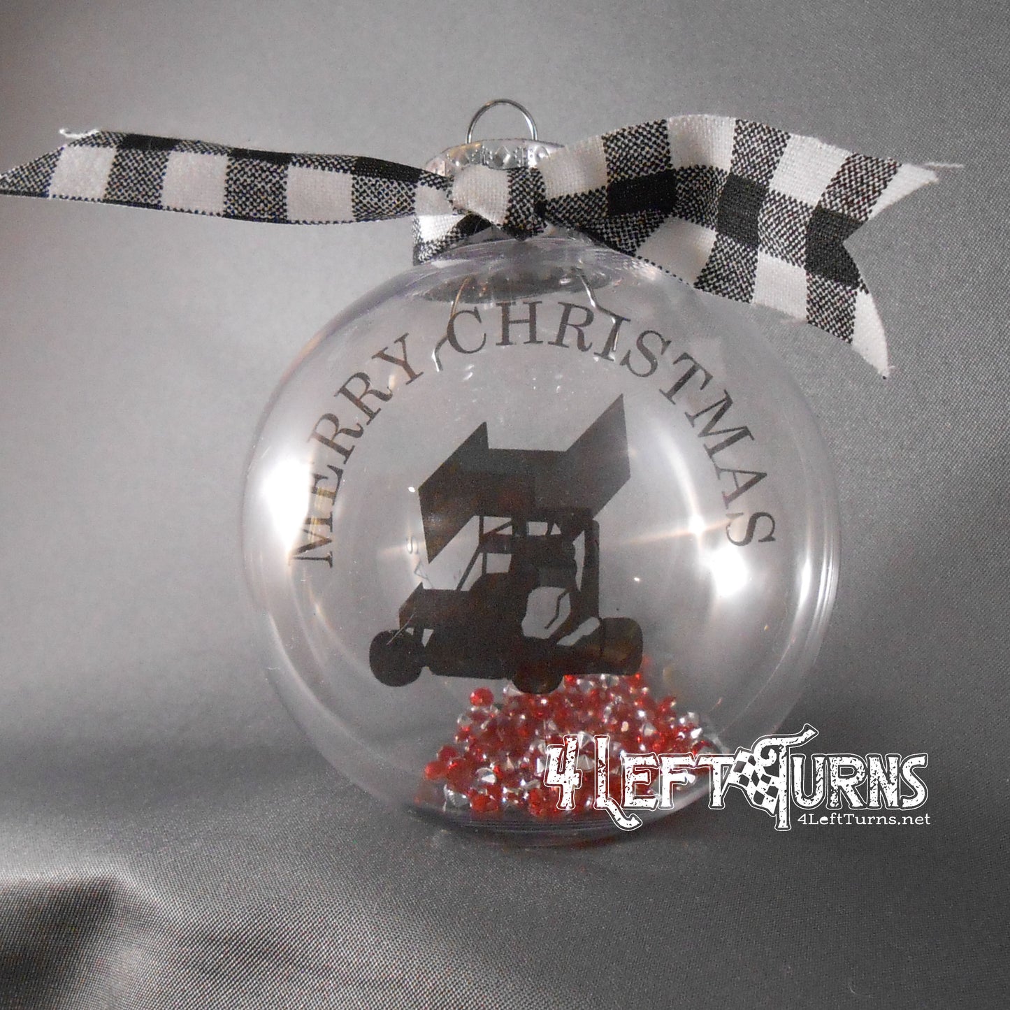 Race Car Christmas Ornament