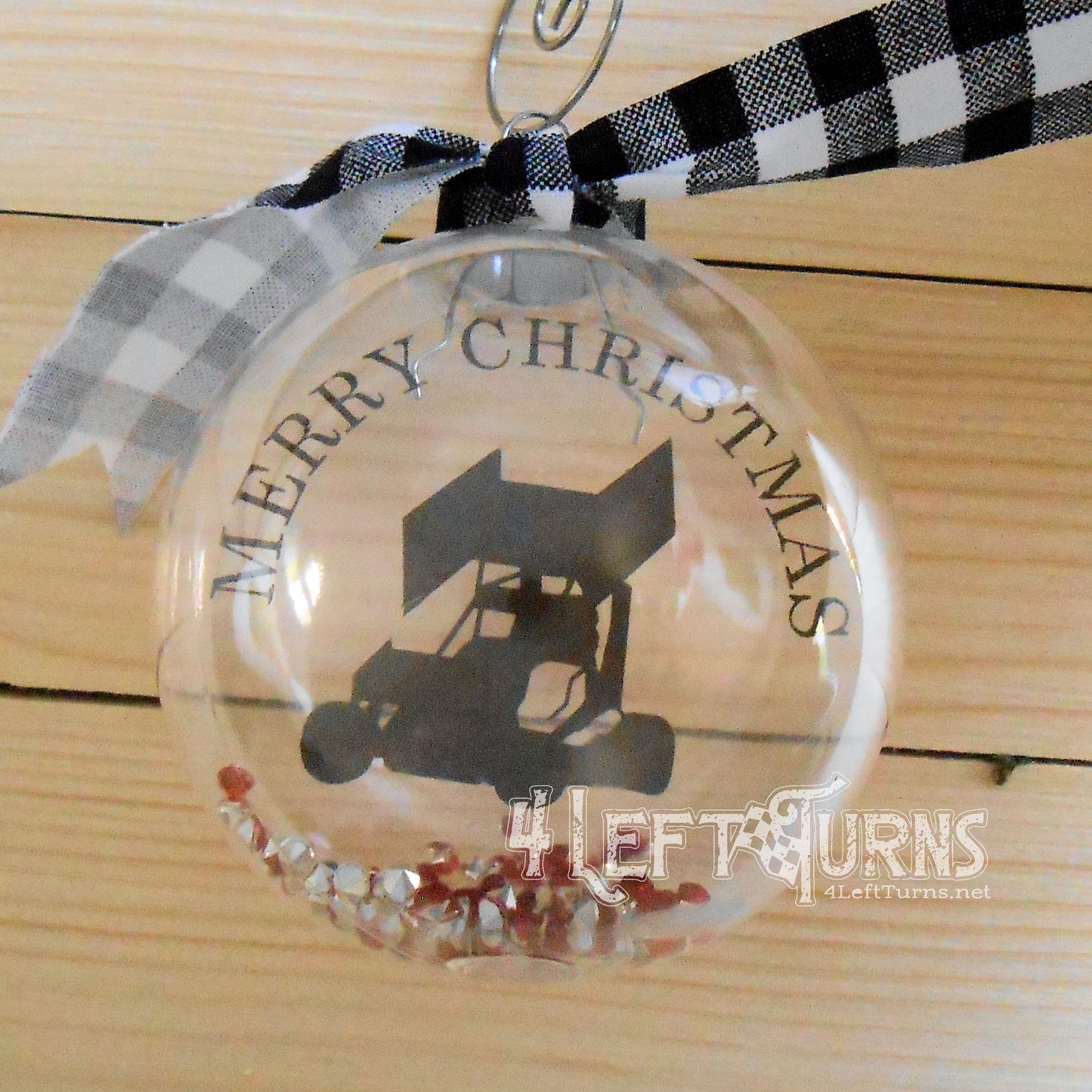 Race Car Christmas Ornament