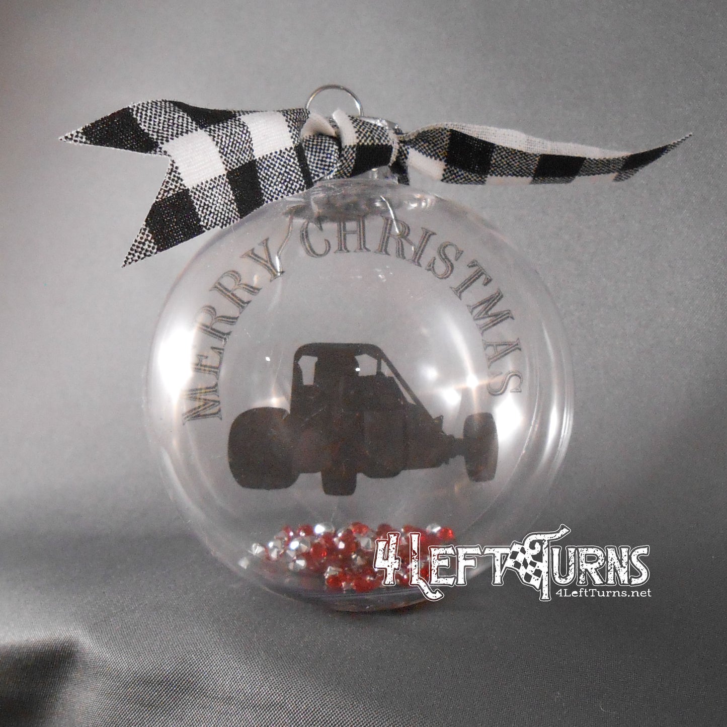 Race Car Christmas Ornament