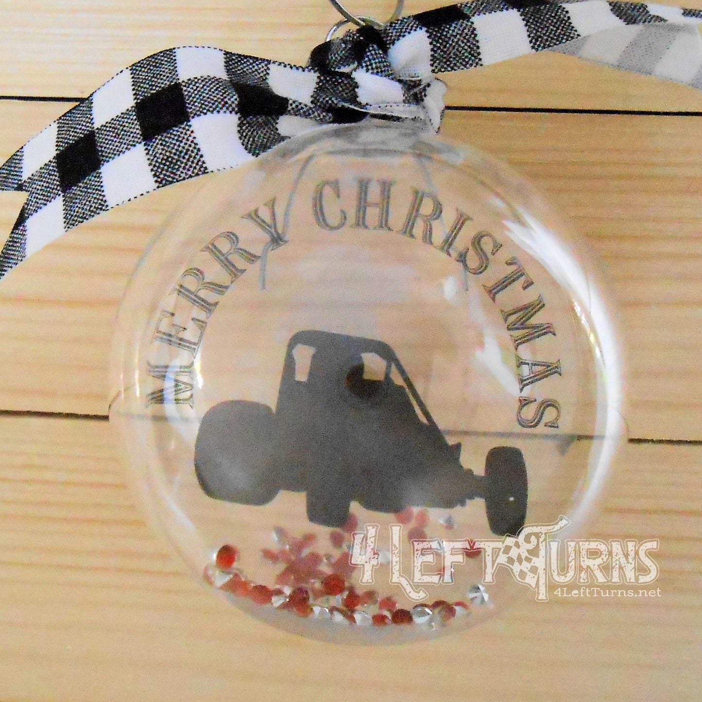 Race Car Christmas Ornament