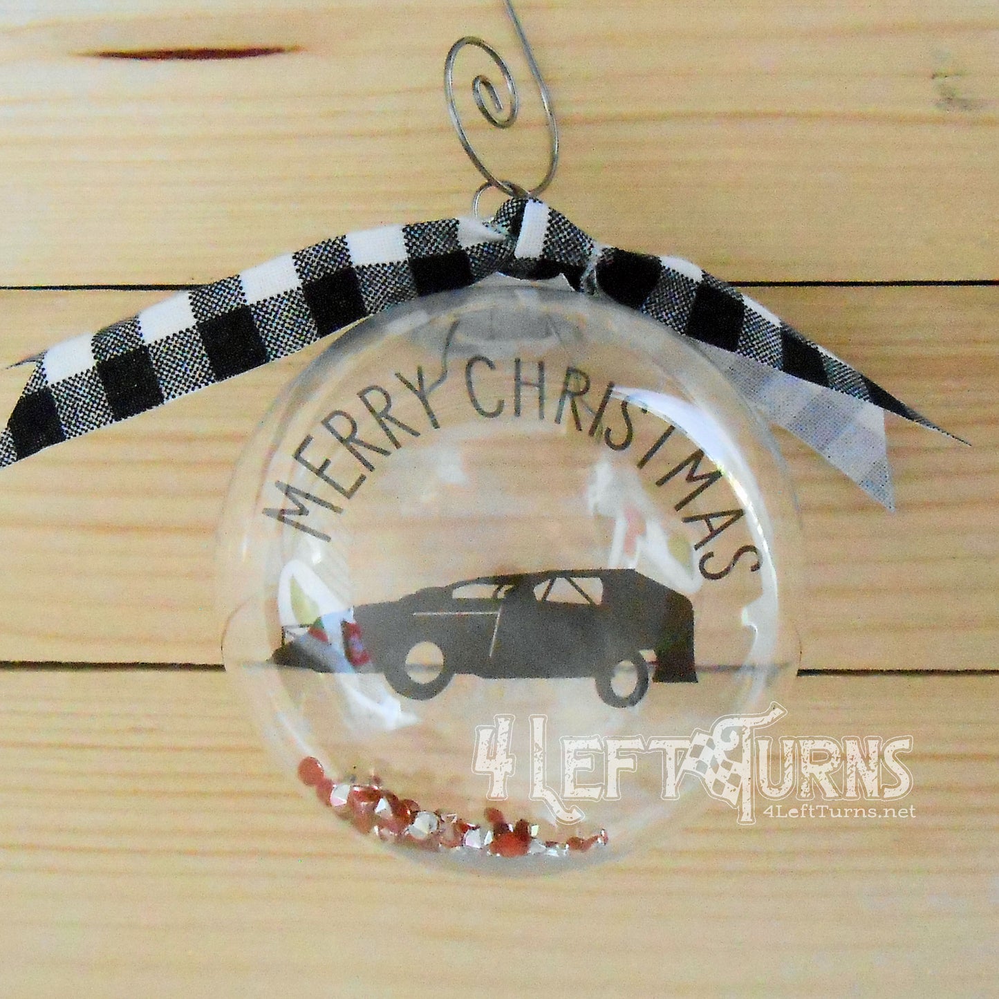 Race Car Christmas Ornament