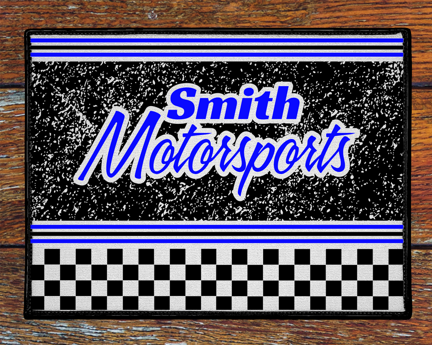 Custom Personalized Racing Welcome Mat