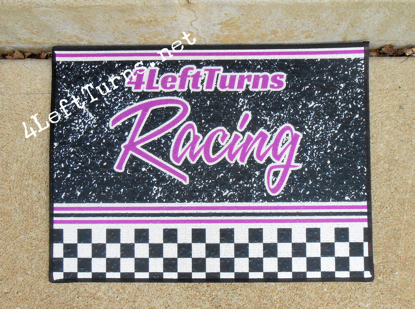 Custom Personalized Racing Welcome Mat