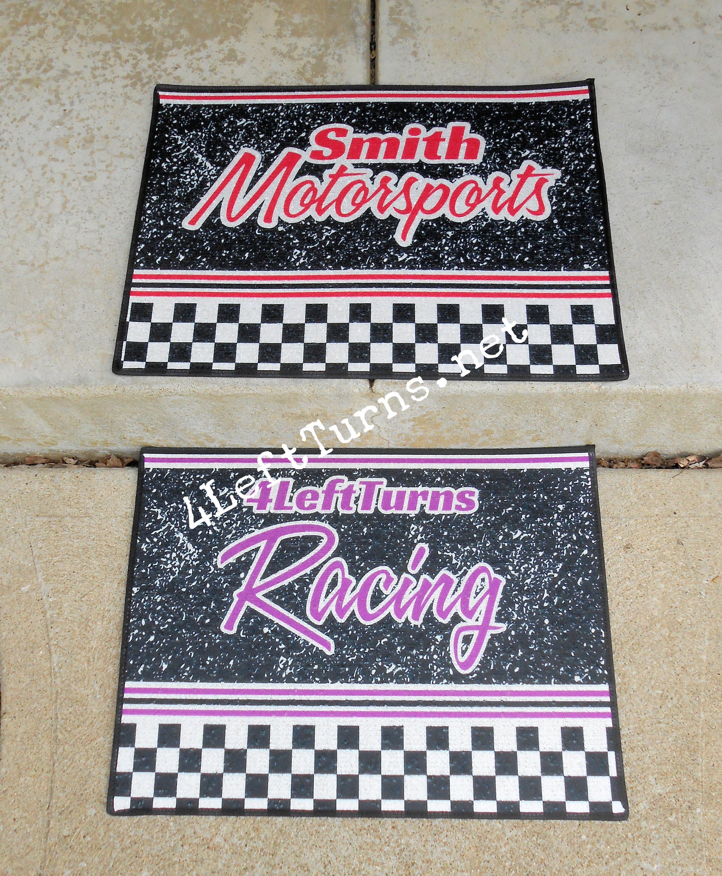 Custom Personalized Racing Welcome Mat