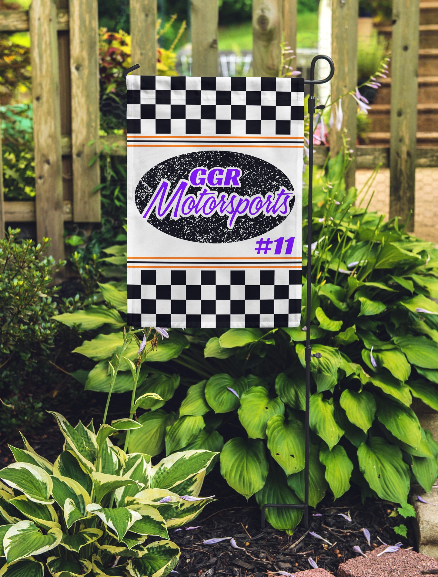 Custom Personalized Racing Garden Flag