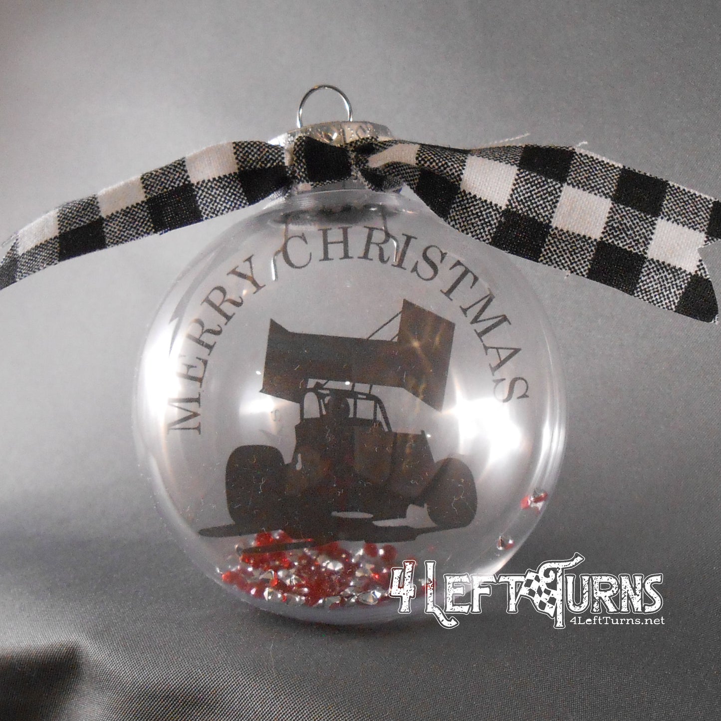 Race Car Christmas Ornament