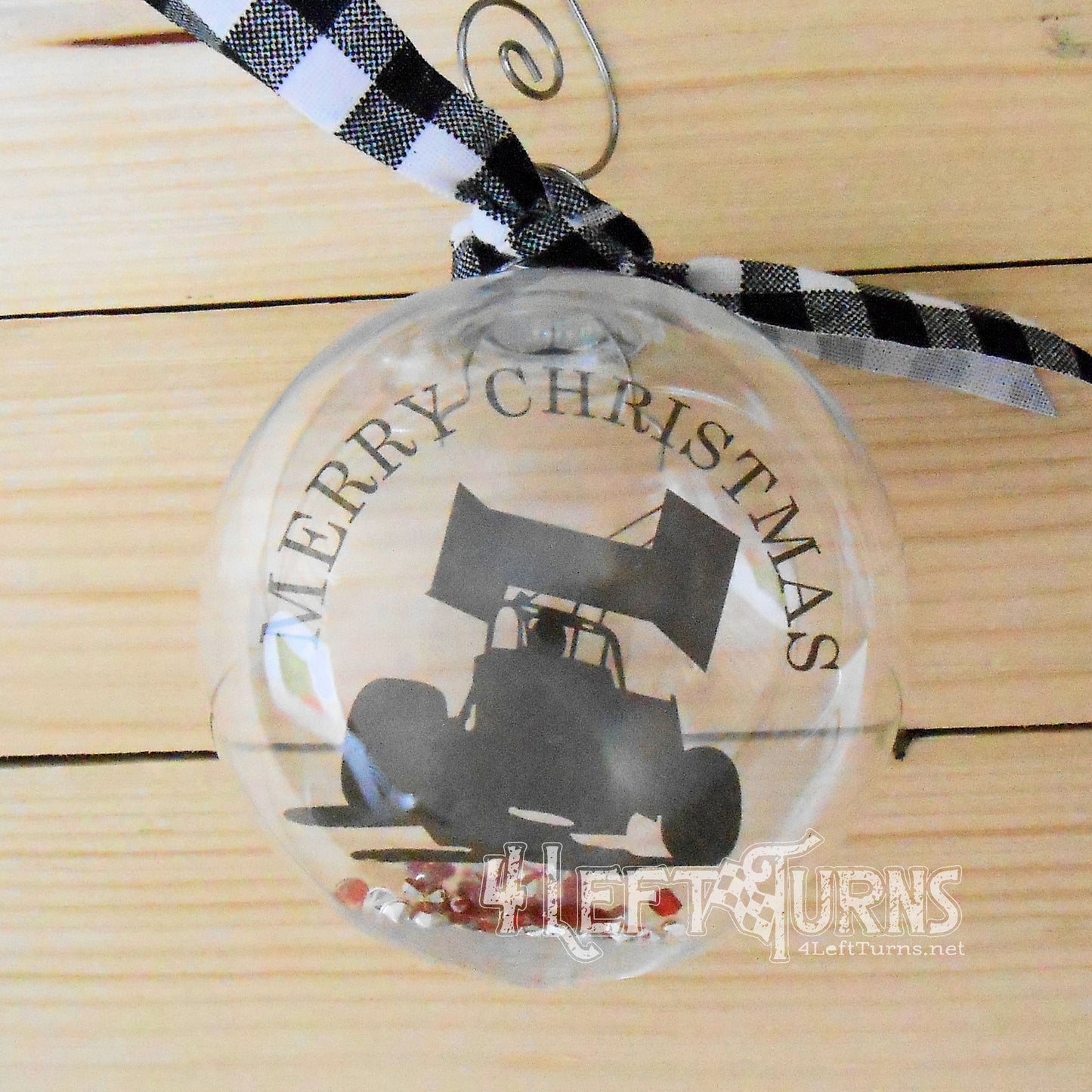 Race Car Christmas Ornament