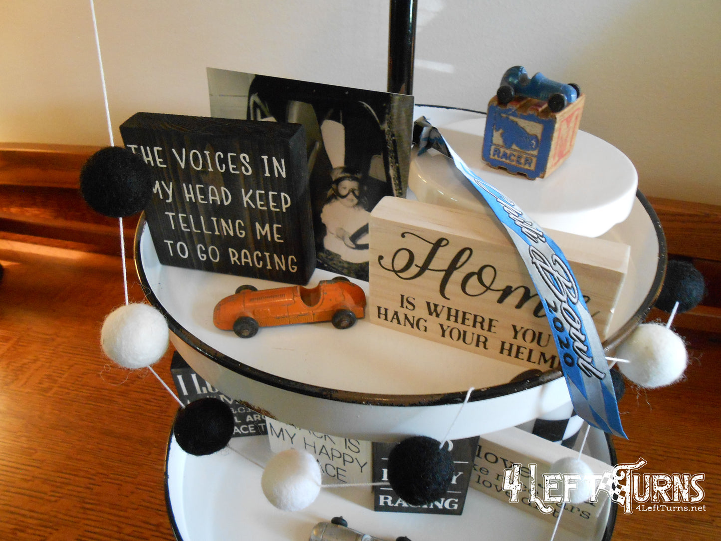 Home is Where You Hang Your Helmet Tiny Wood Sign