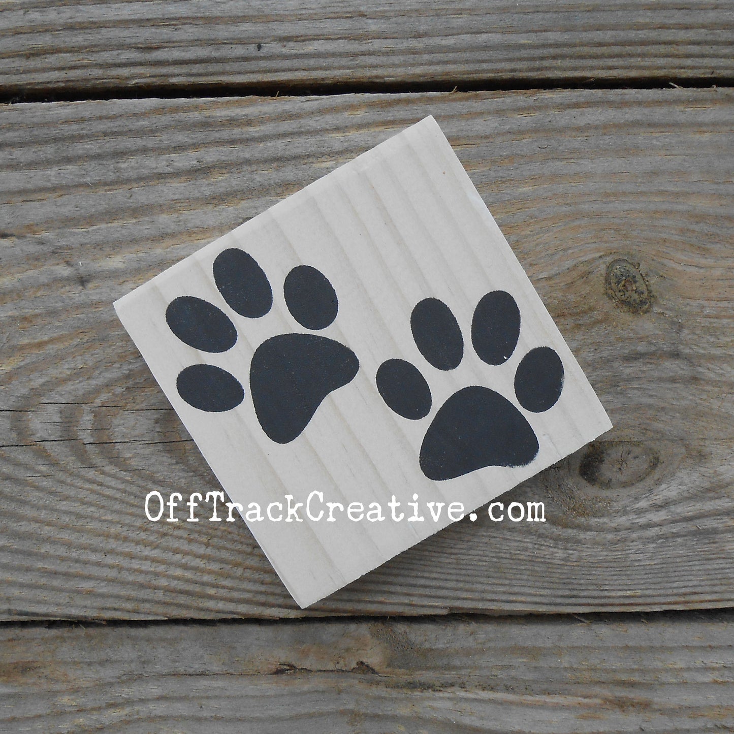 Dog Designs Tiny Wood Sign