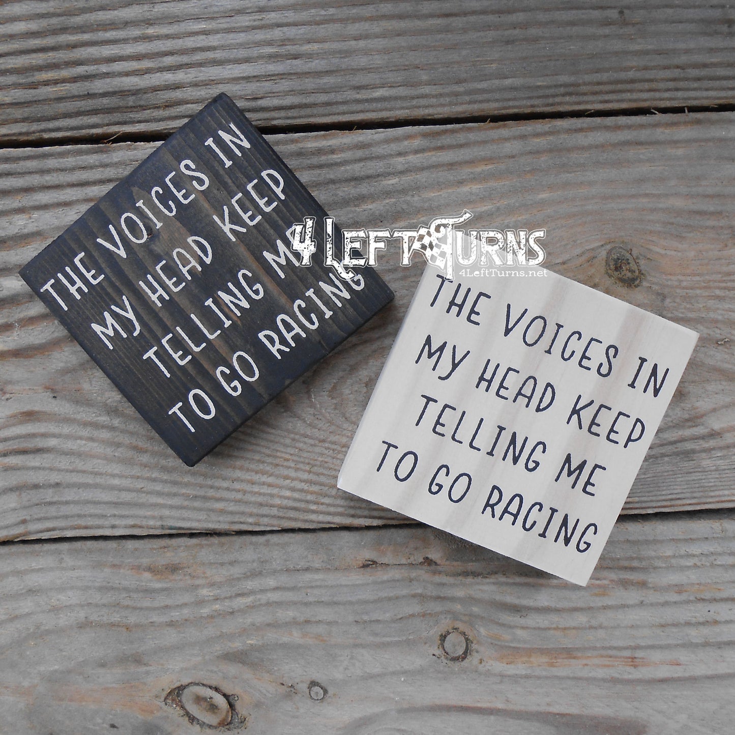 The Voices in my Head Tiny Wood Sign