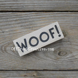 Dog Designs Tiny Wood Sign