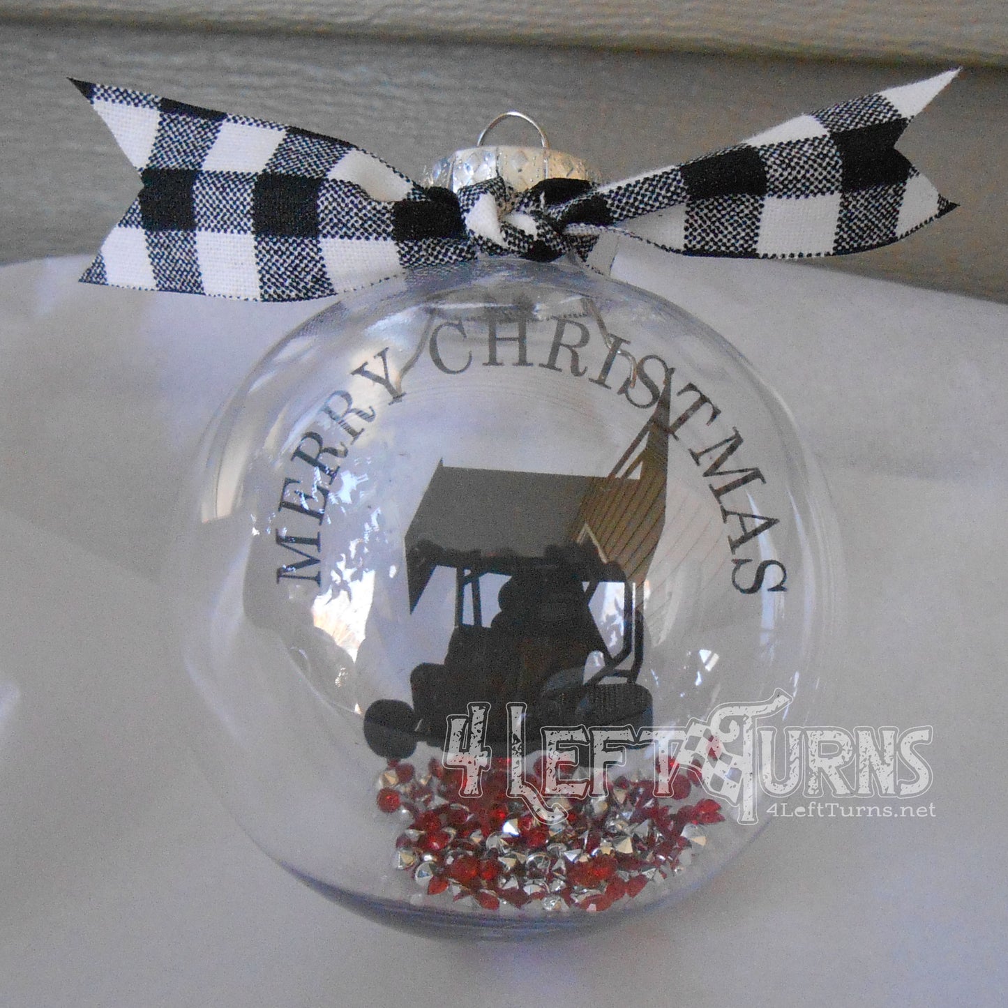 Race Car Christmas Ornament
