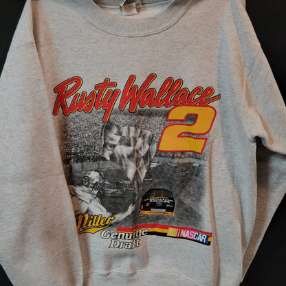 Vintage Long-Sleeved Rusty Wallace Sweatshirt